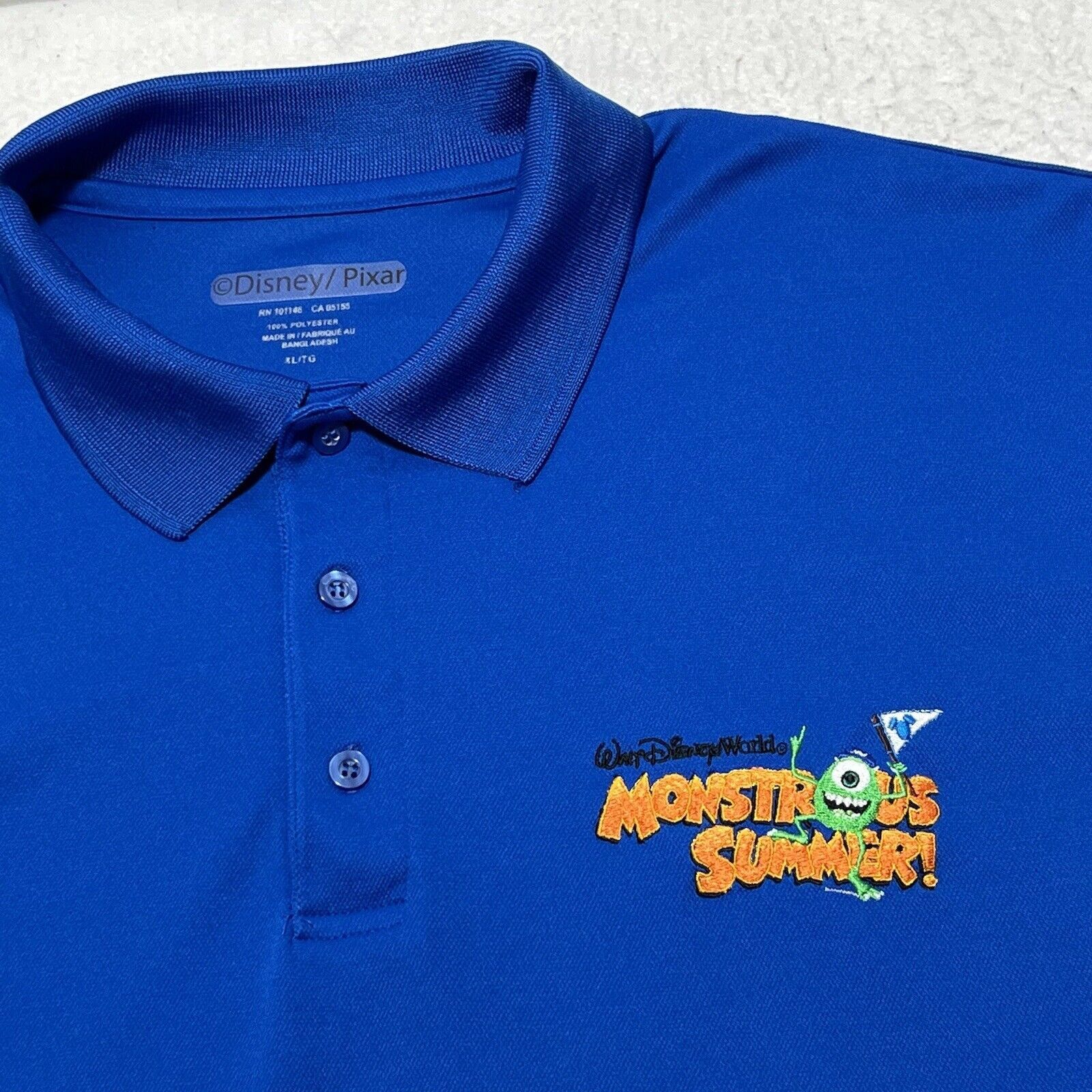 Disney Disney Pixar Monstrous Summer Cast Member Polo Monsters Inc Size US XL / EU 56 / 4 - 2 Thumbnail