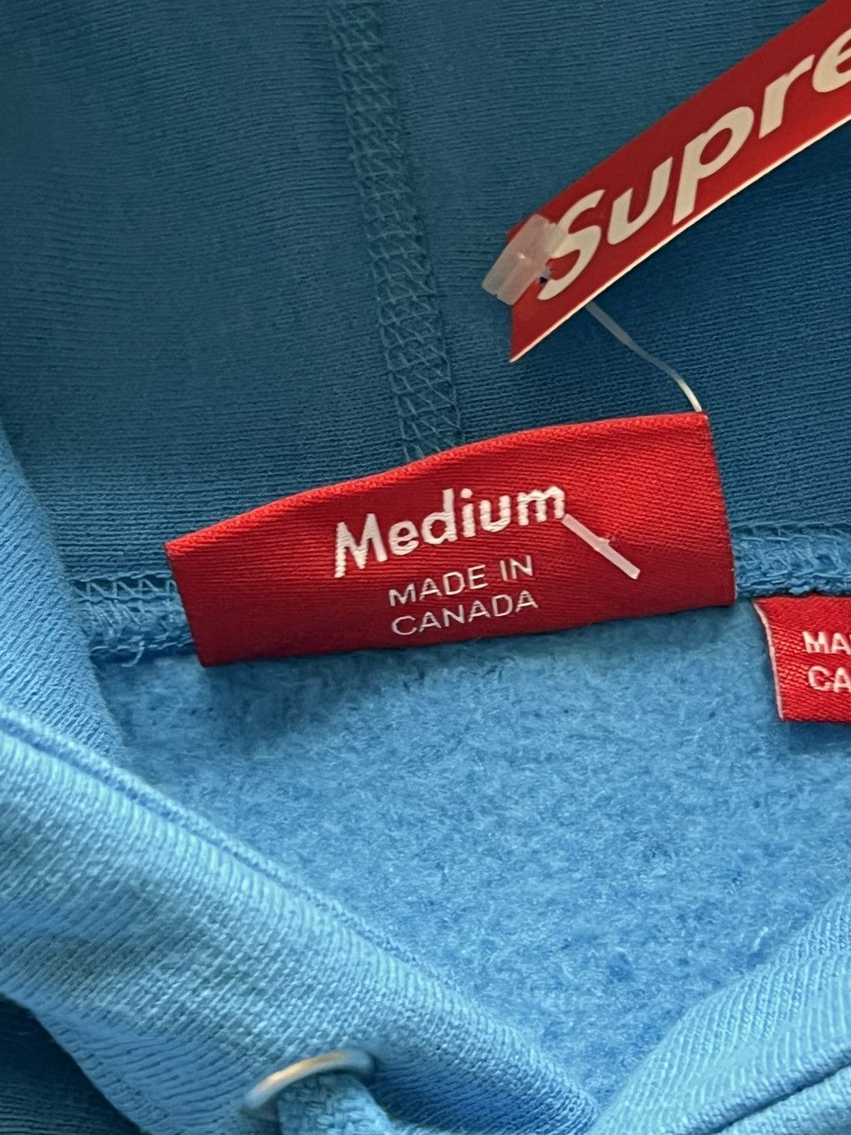 Supreme Supreme Box Logo Hooded Sweatshirt CYAN light blue navy sky Size US M / EU 48-50 / 2 - 7 Thumbnail