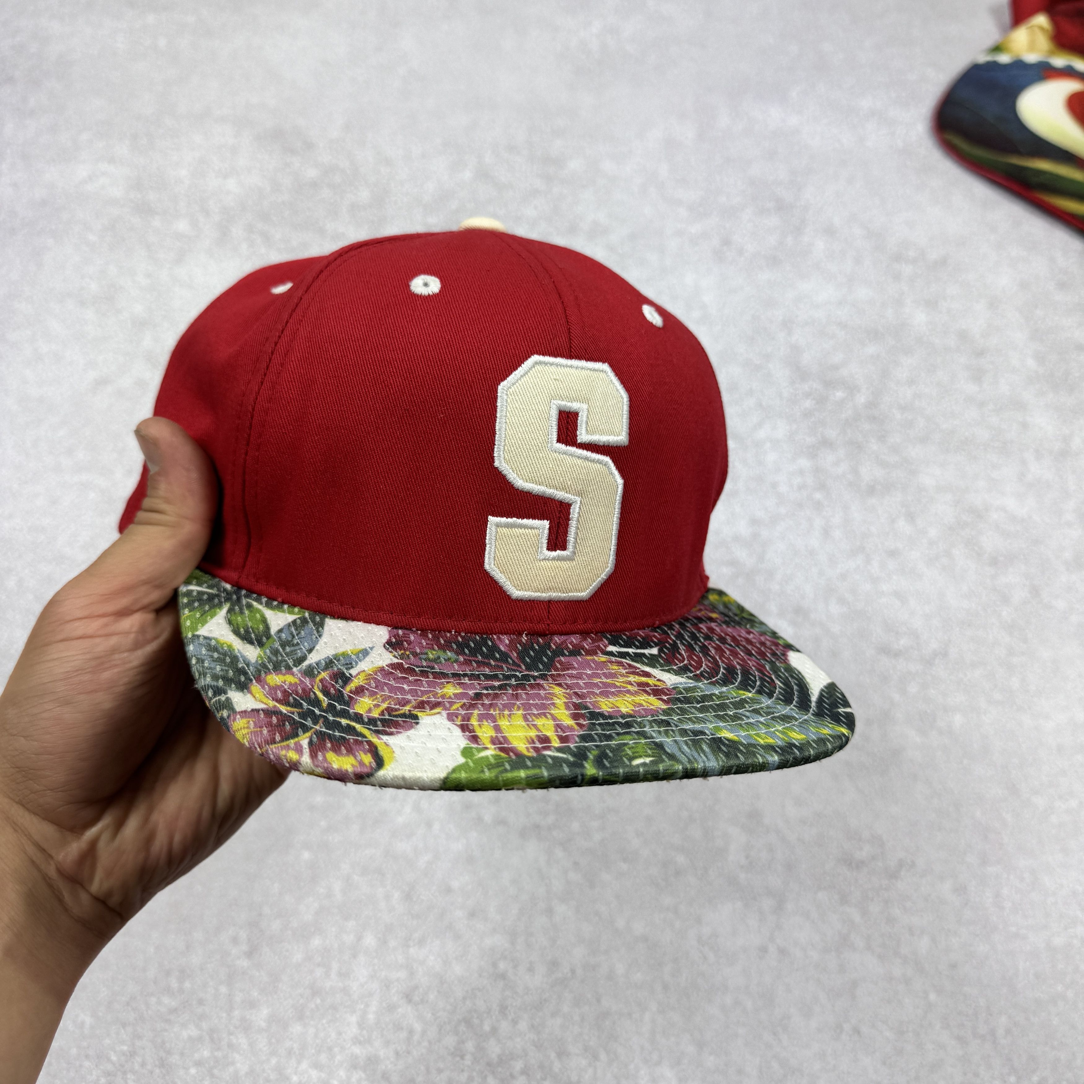 Stussy STUSSY x STARTER Natural Red Floral Capz Cap Snapback 00s Size ONE SIZE - 5 Thumbnail