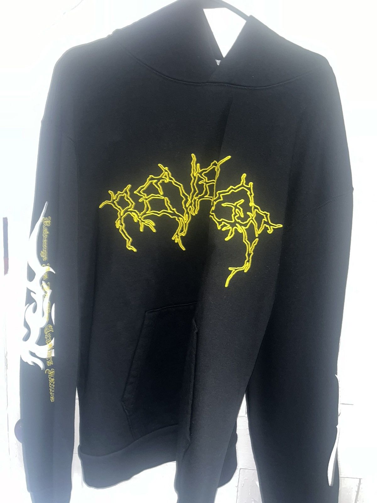 Devour Grunge Cerberus Distressed Hoodie