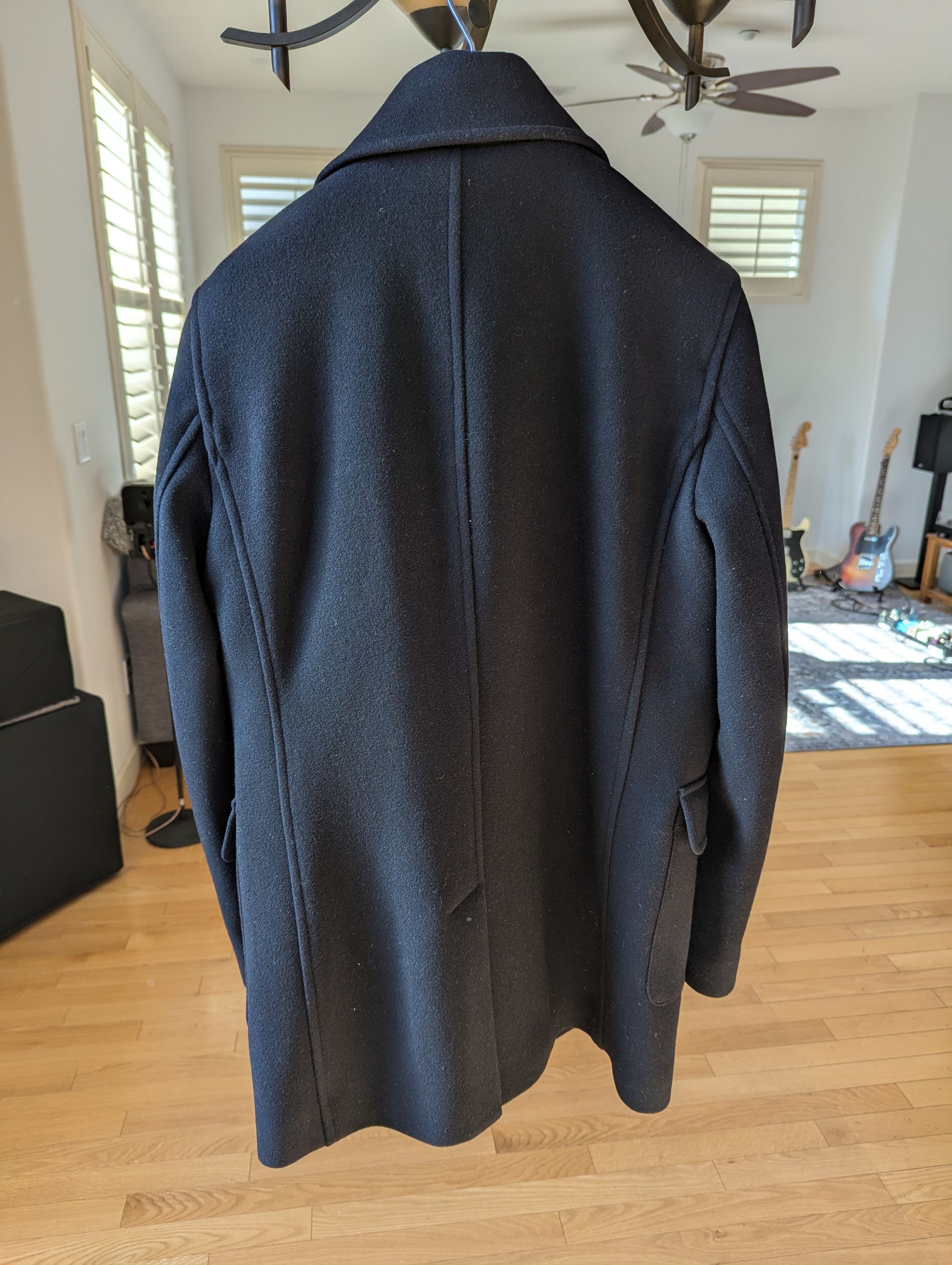 Reiss Reiss NWT Men's Navy Longline Peacoat Size US S / EU 44-46 / 1 - 2 Thumbnail