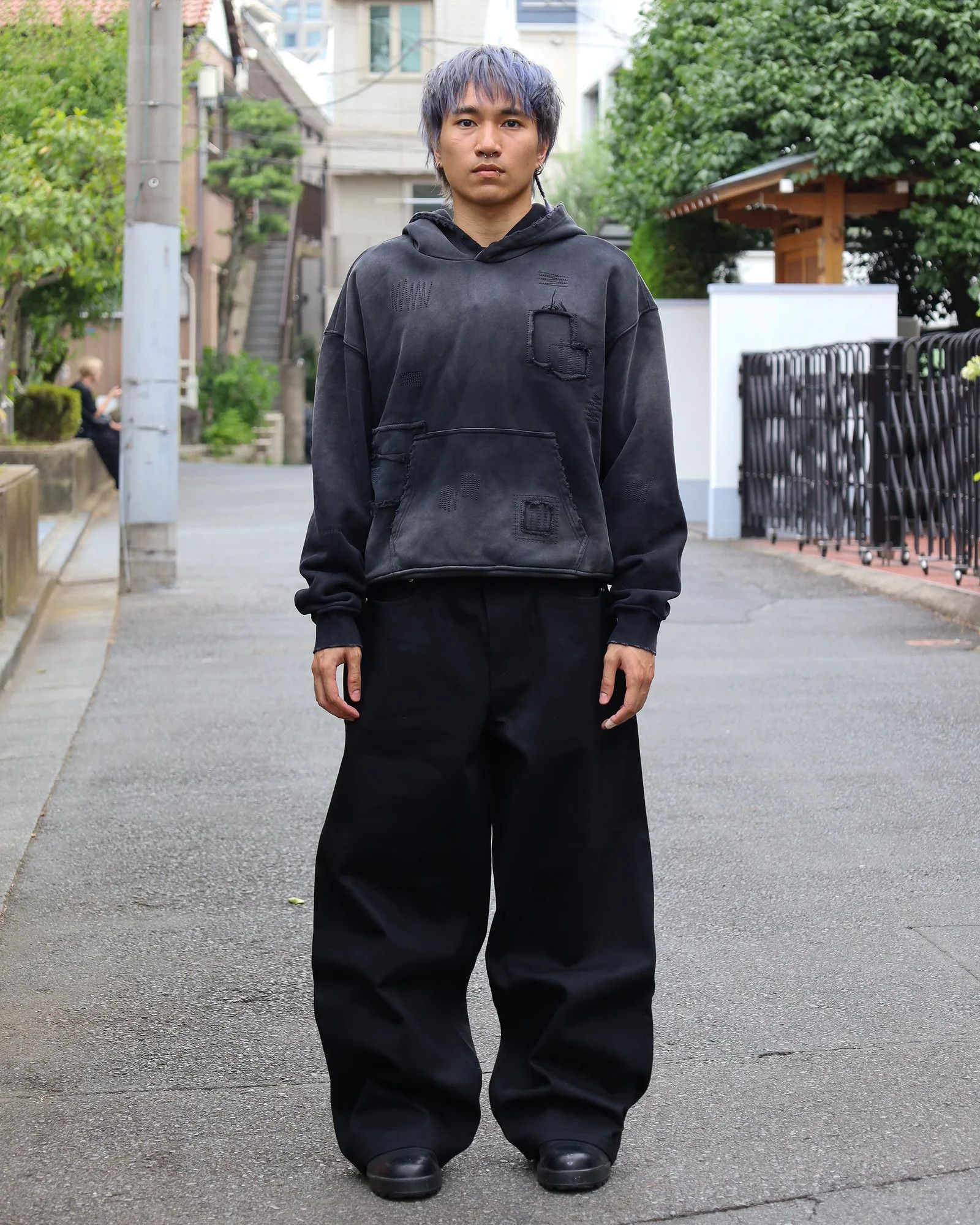 Other Berlin Inc Japanese Selvedge Wide-Leg Baggy Denim - Black Size US 34 / EU 50 - 11 Thumbnail