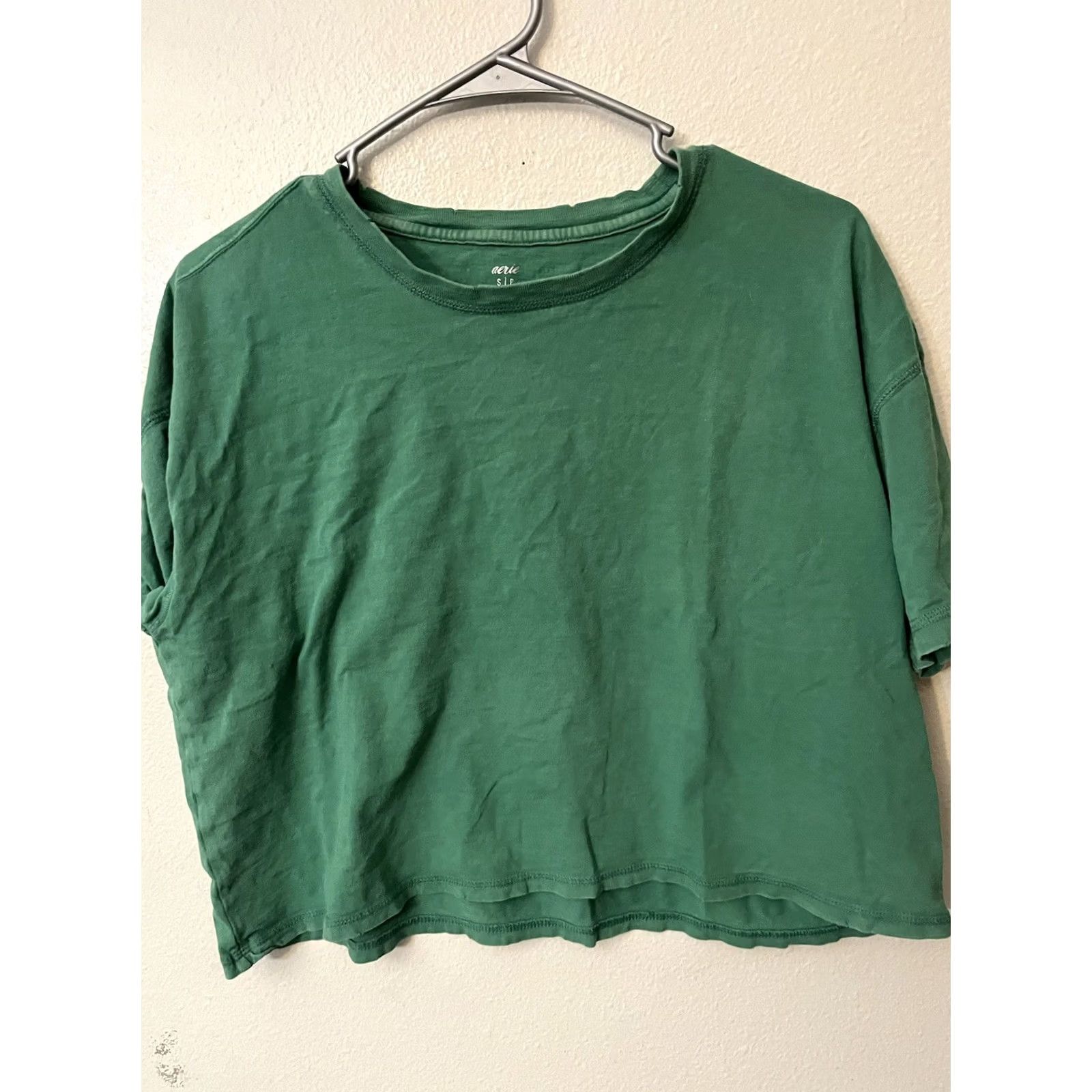 Vintage Aerie Green Short Sleeve "Just Chill" Shirt Women Small Size S / US 4 / IT 40 - 3 Thumbnail