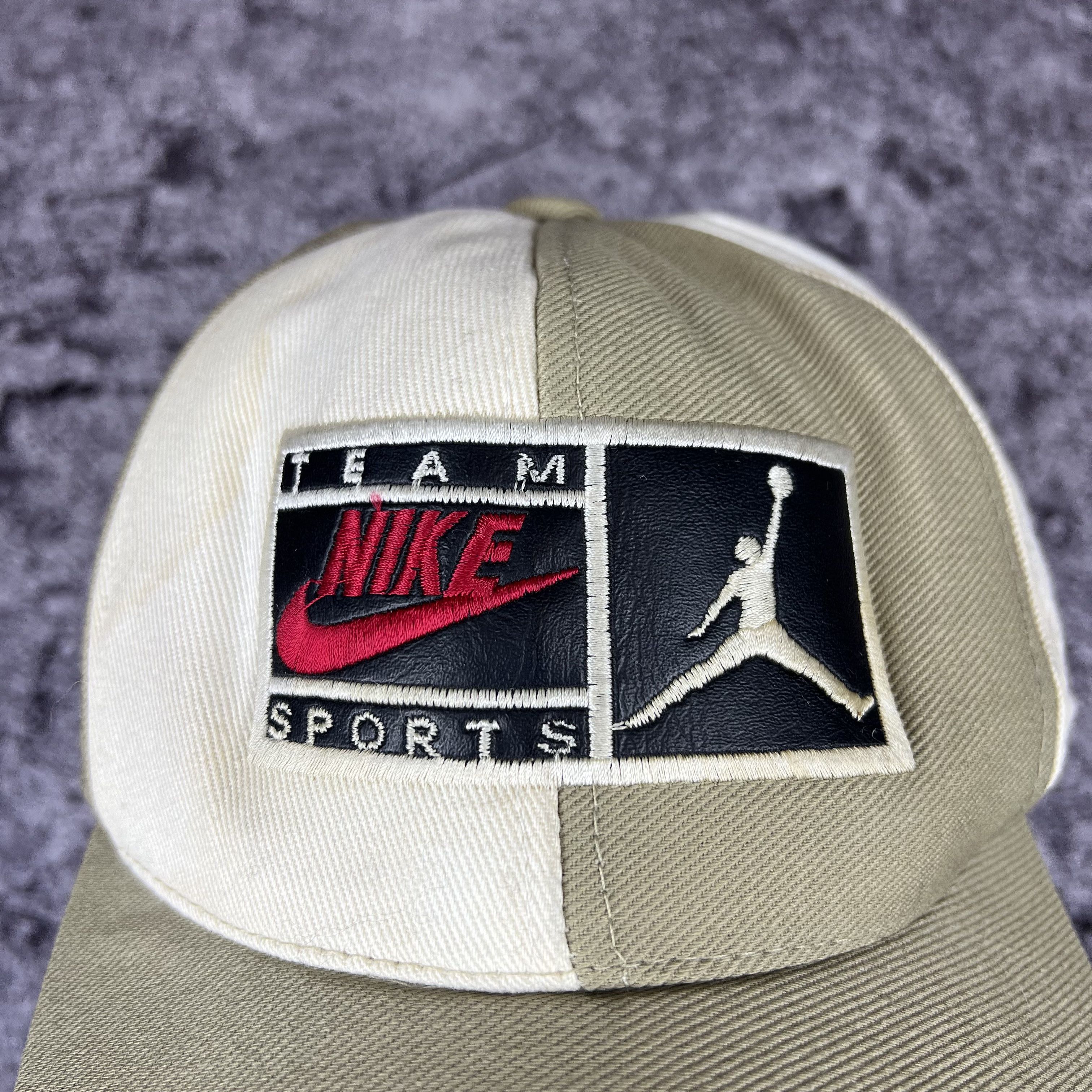 Nike Vintage Team Nike Sports Jordan Cap Made in USA One Size Size ONE SIZE - 5 Thumbnail