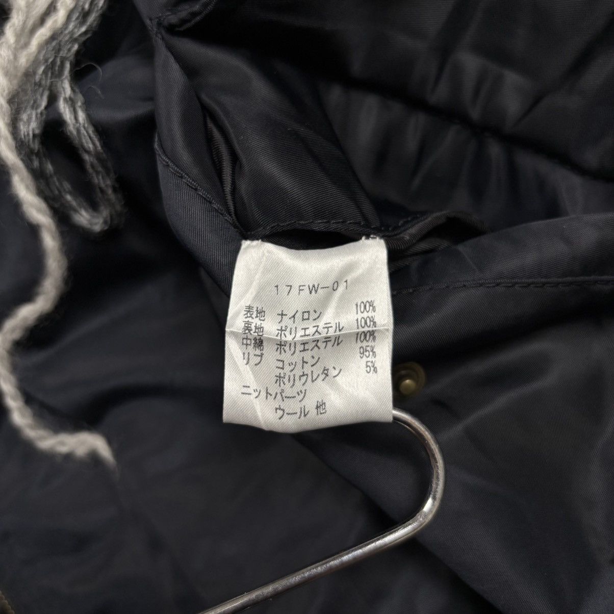 Japanese Brand FW/01 Archive Lucy Karuizawa Knitted Patchwork Bomber Jacket Size US L / EU 52-54 / 3 - 12 Thumbnail