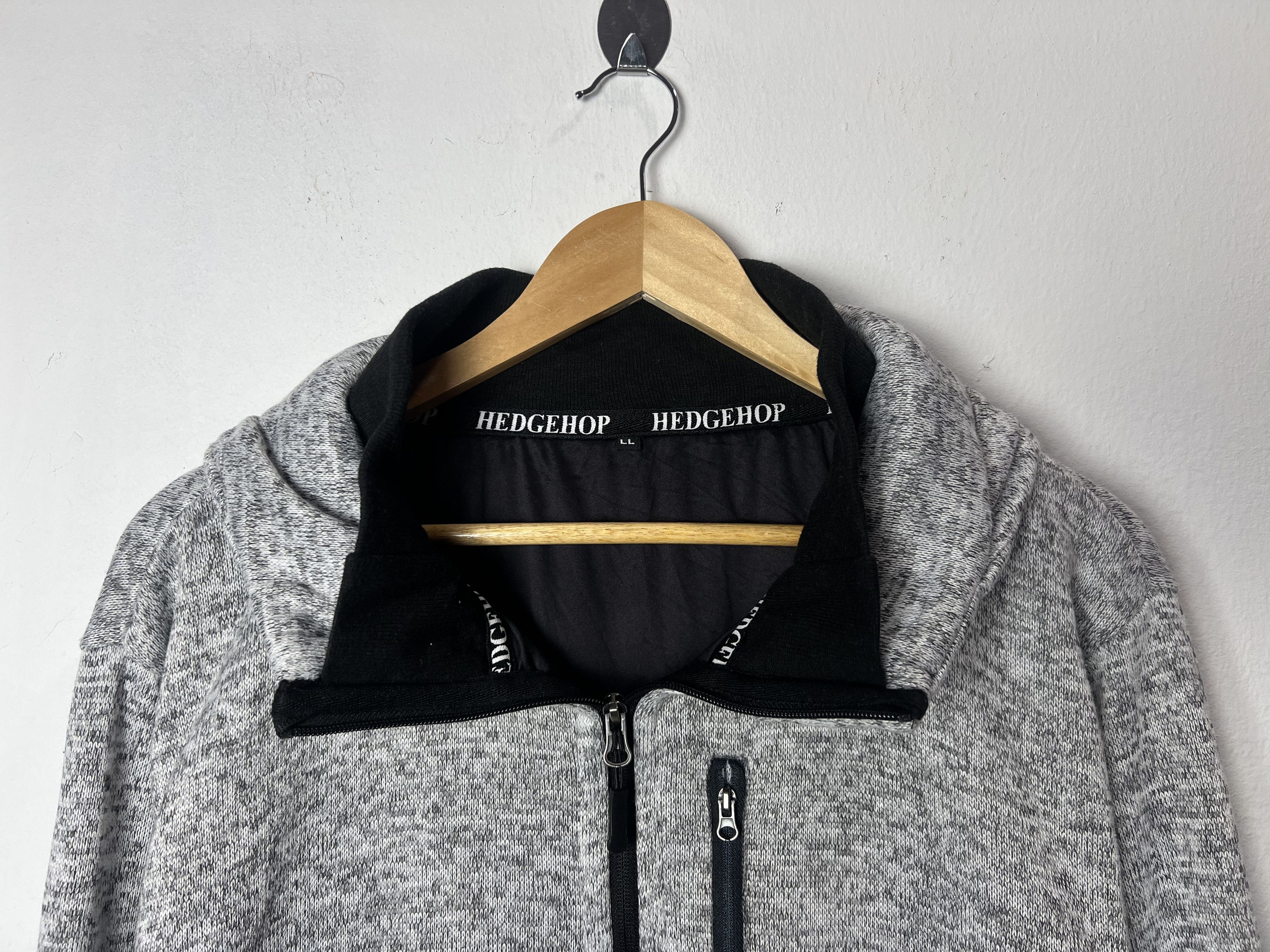 Japanese Brand Hedgehop Knitted Zip Up Jacket Size US L / EU 52-54 / 3 - 3 Thumbnail