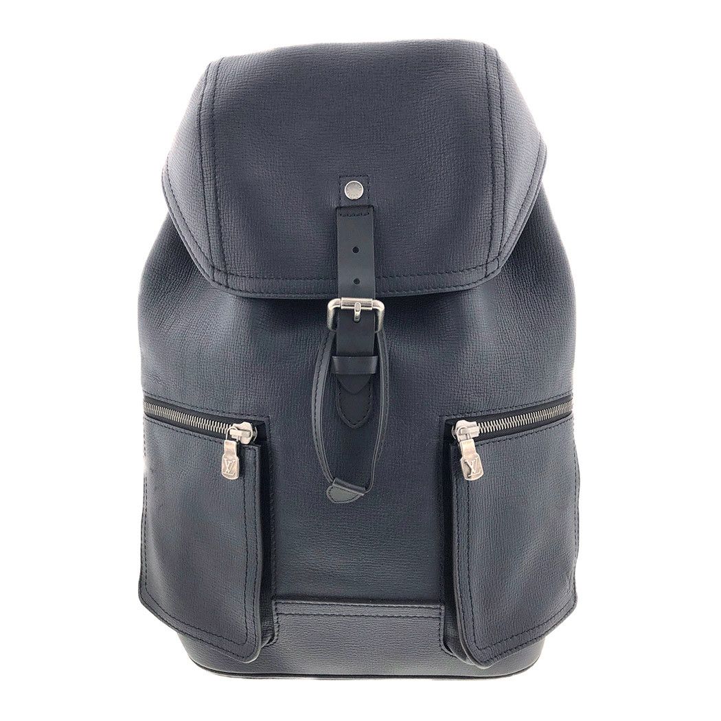 Louis Vuitton Louis Vuitton Canyon Backpack Utah Leather Travel Blue ...