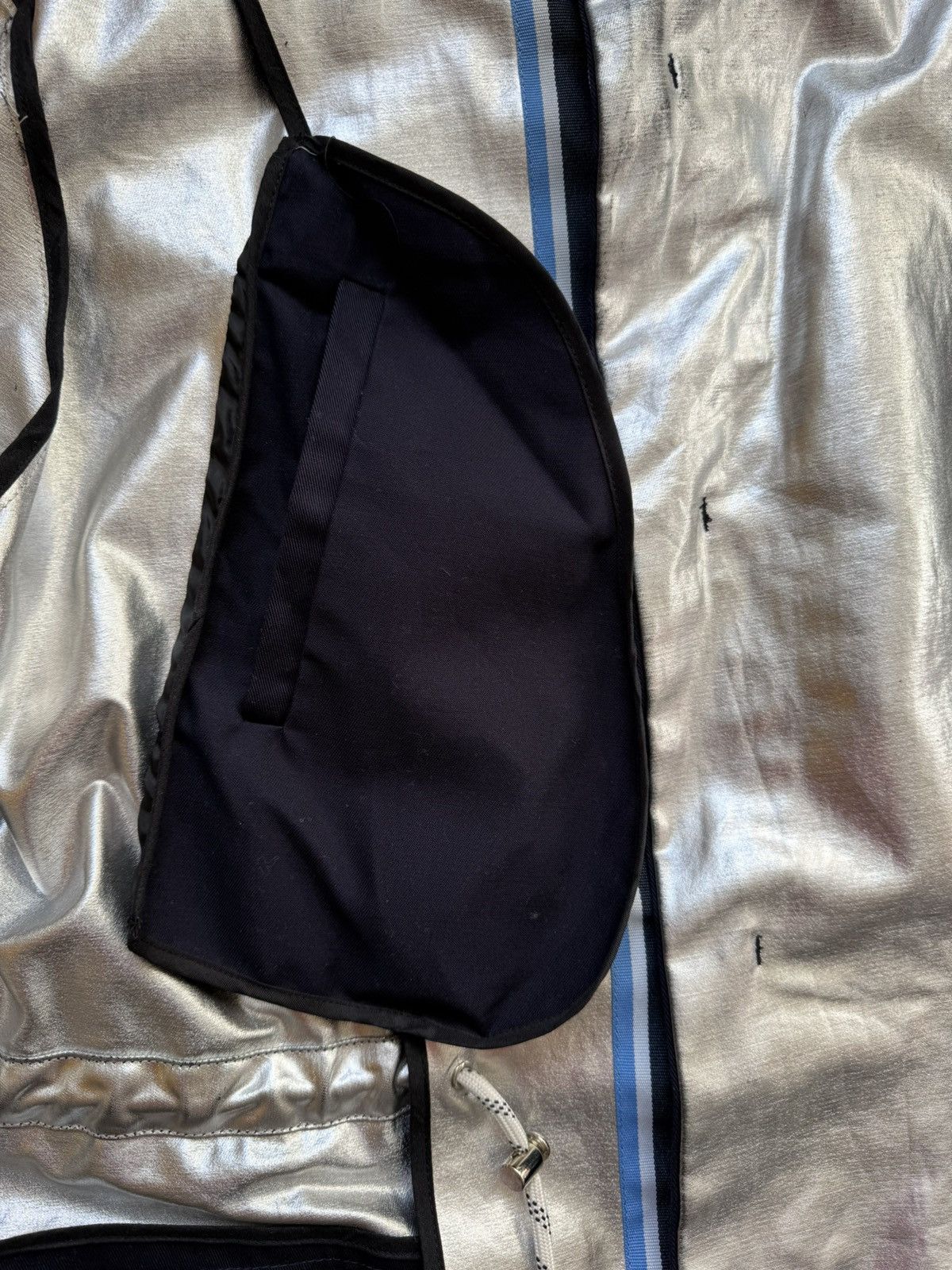 Raf Simons F/W16 Astronaut Silver Reversible Peacoat Jacket Size US M / EU 48-50 / 2 - 9 Thumbnail