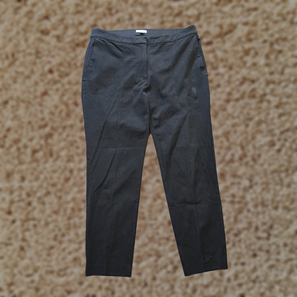 J. Jill J. Jill Pants Womens Size 12 Black Premium Bi Stretch Ankle Casual Career Capsule Basic Regular Size 34" / US 12 / IT 48 - 1 Thumbnail