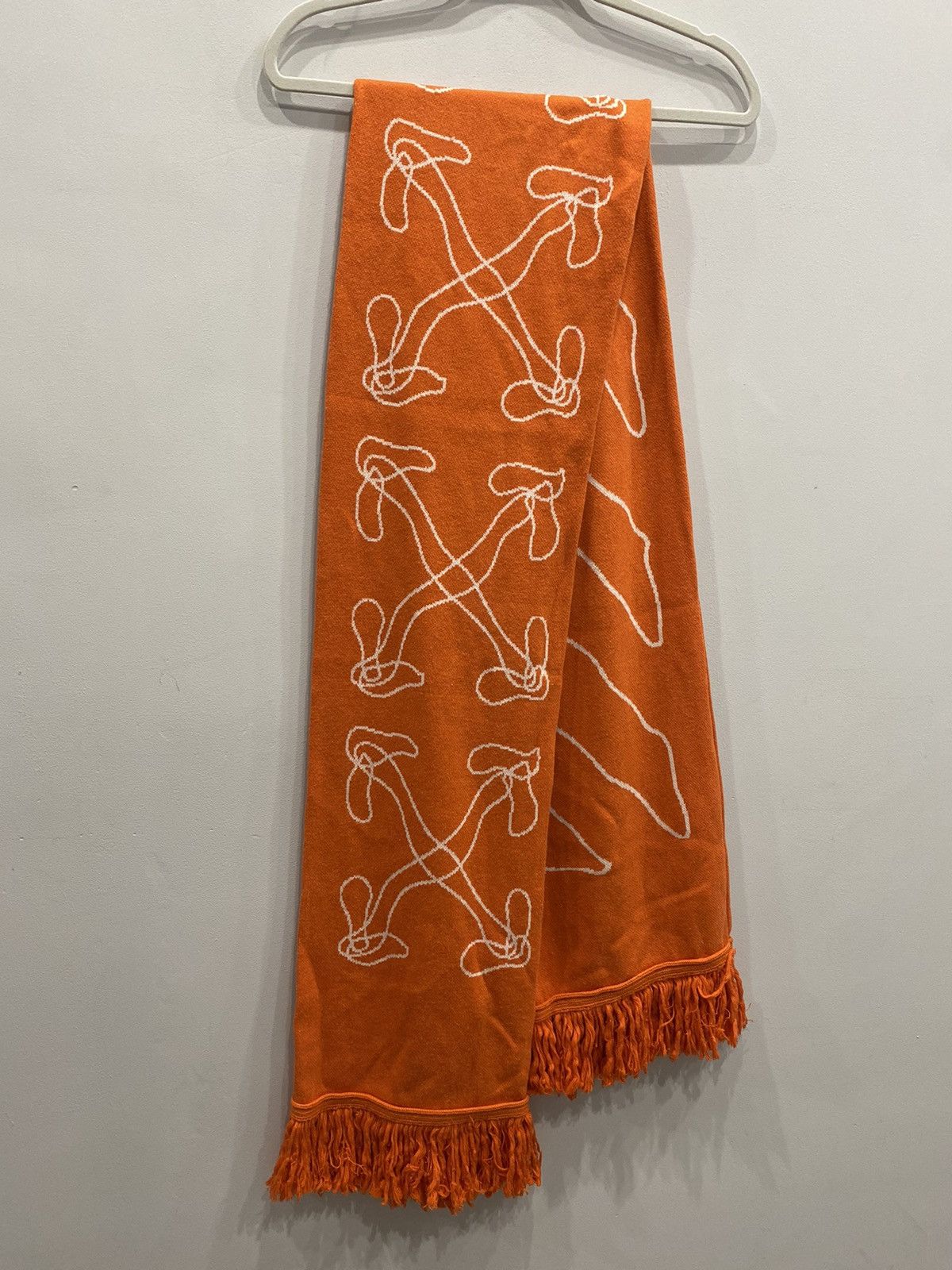OFF-WHITE オフホワイト ABSTRACT ARROW SCARF アブストラクト アロー スカーフ マフラー オレンジ OMMA001F194070119101 OFF-WHITE オフホワイト ABSTRACT ARROW SCARF アブストラクト アロー