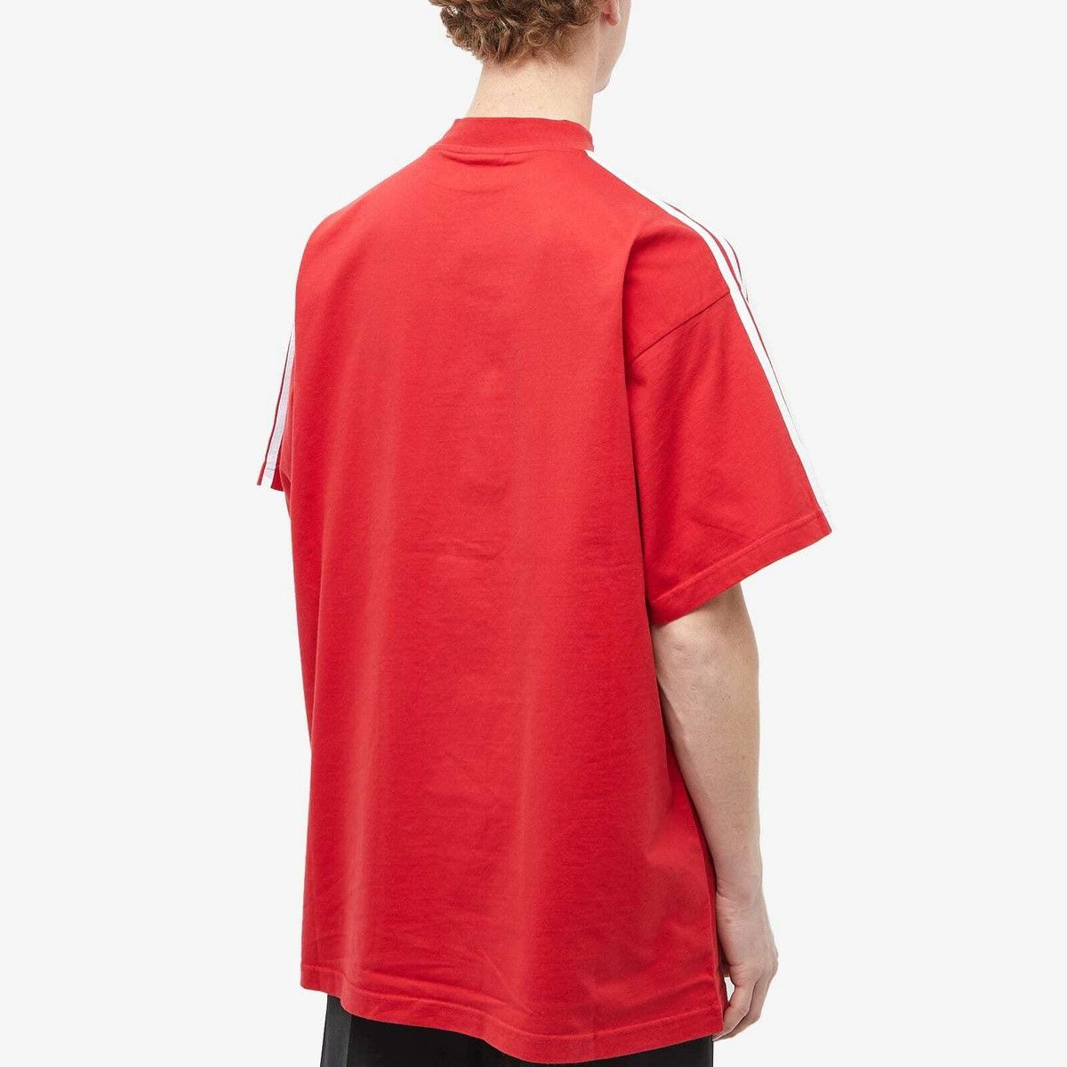 Adidas × Balenciaga o1s1wg110824 Oversized T-Shirt in Red/White Size US S / EU 44-46 / 1 - 2 Thumbnail