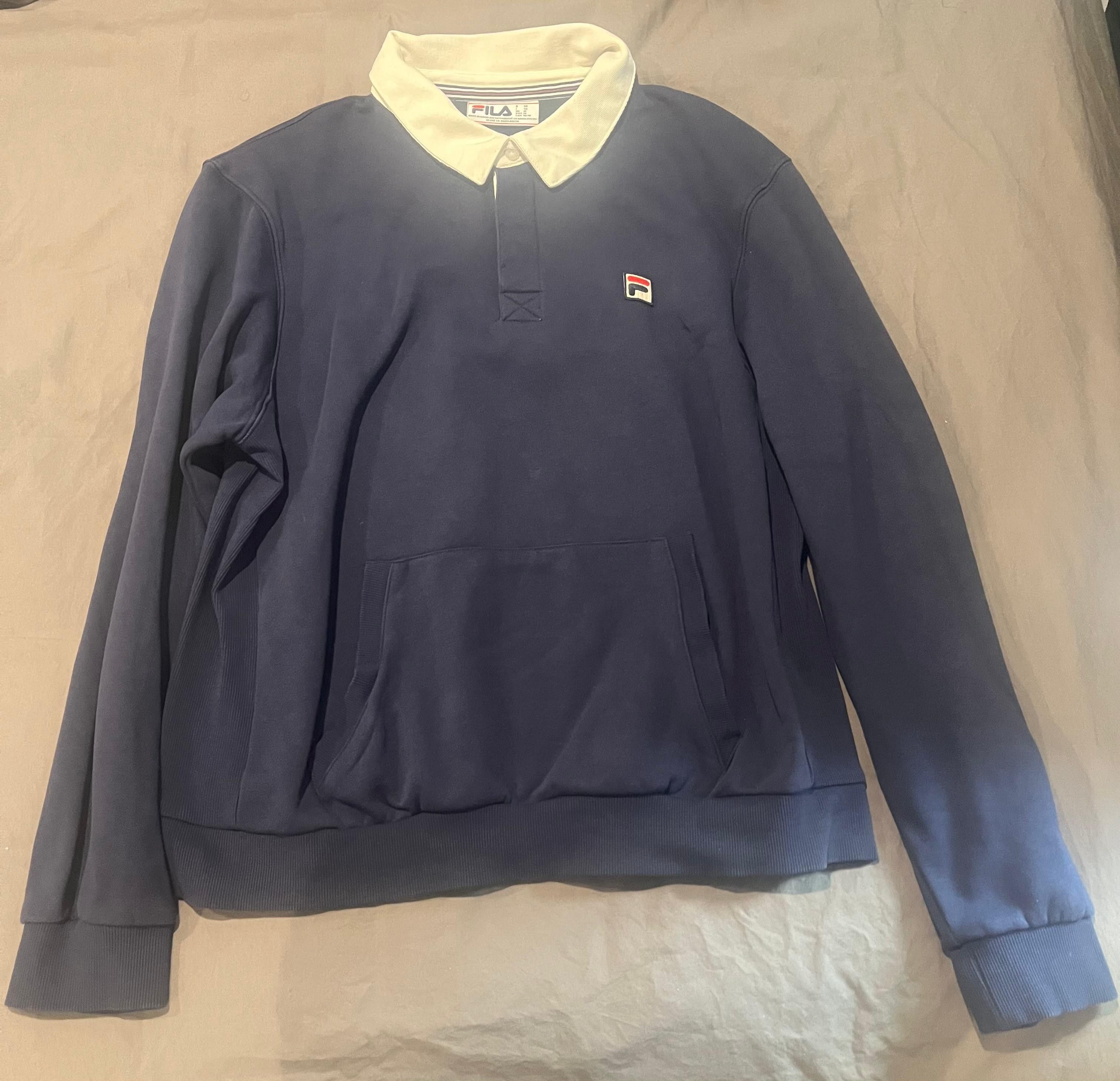 Fila × Vintage FILA EDISON RUGBY SWEATER Size US M / EU 48-50 / 2 - 3 Thumbnail