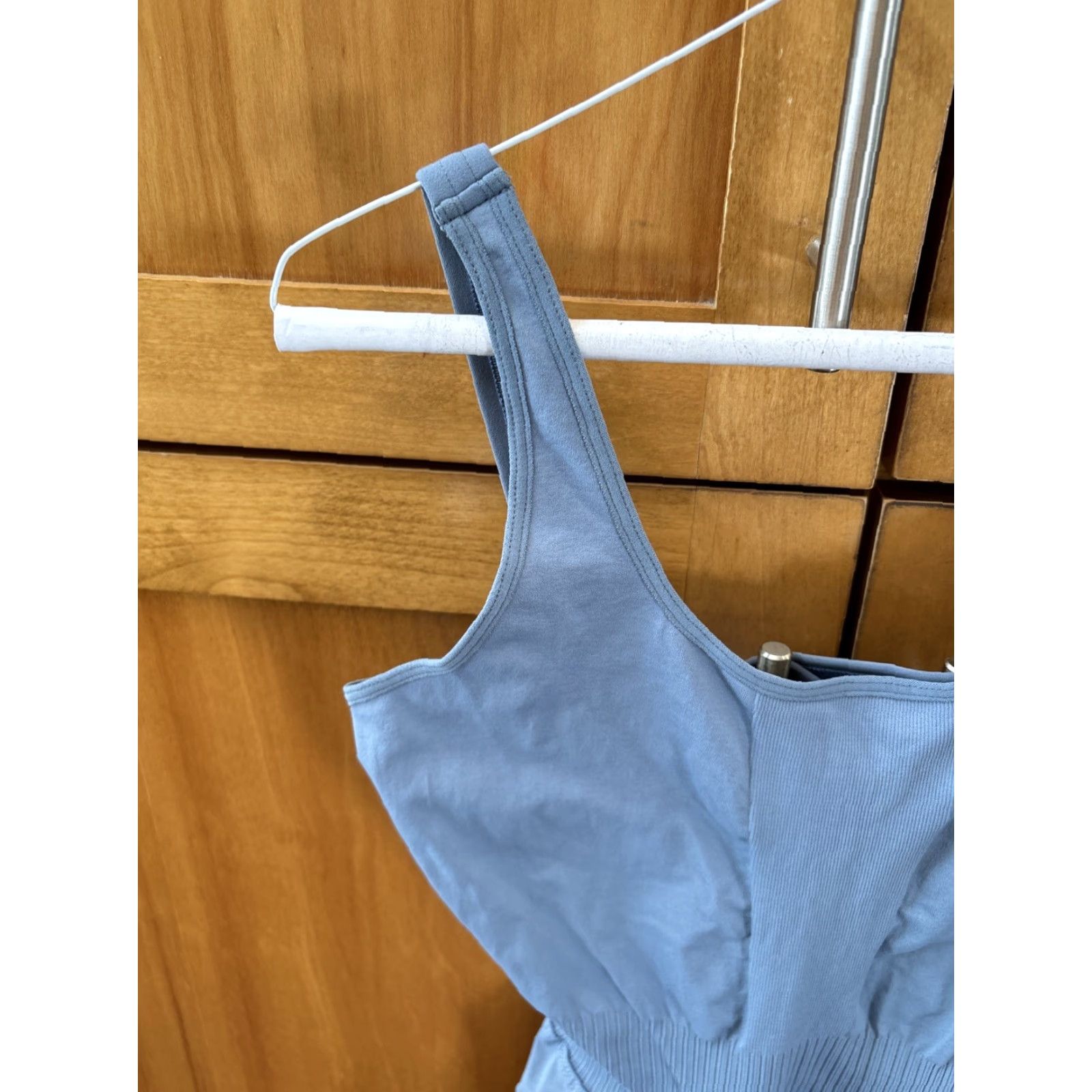 Free People VINTAGE FREE PEOPLE MOVEMENT Gray ONE PIECE BODYSUIT XS S Size XS / US 0-2 / IT 36-38 - 3 Thumbnail