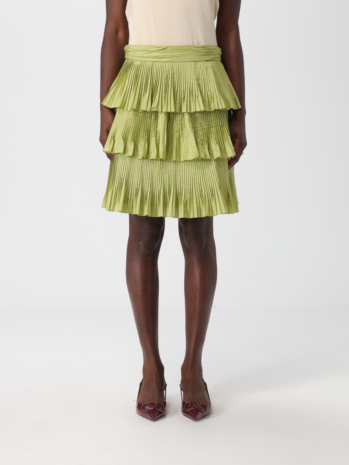 Valentino Valentino Skirt Woman Green Size 27" / US 4 / IT 40 - 1 Thumbnail