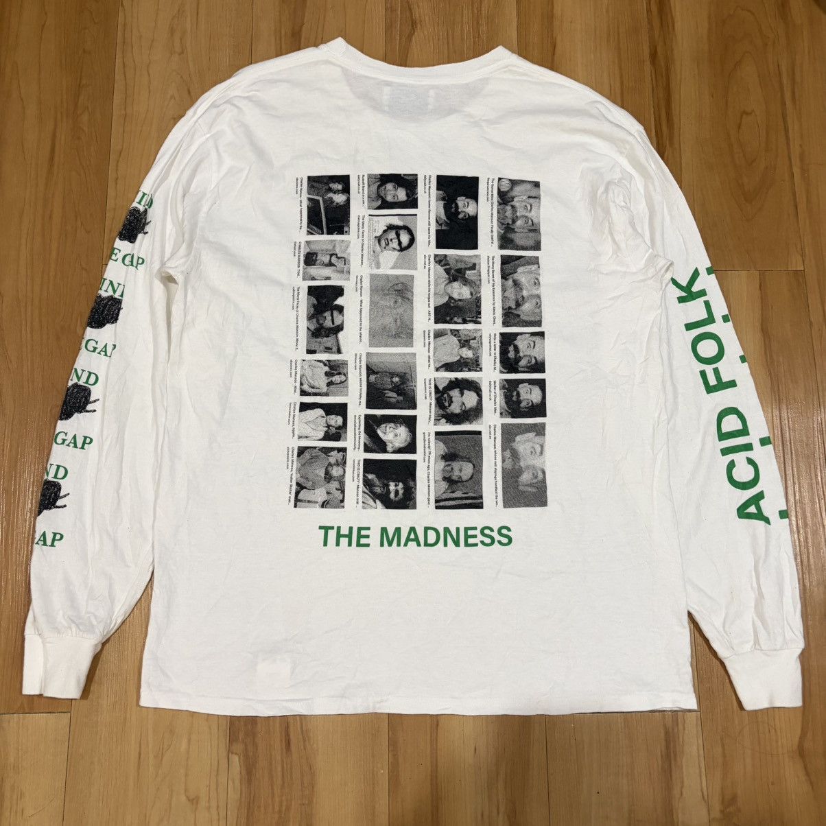 Japanese Brand Black weirdos charl manson long sleeve t-shirt Size US L / EU 52-54 / 3 - 2 Thumbnail