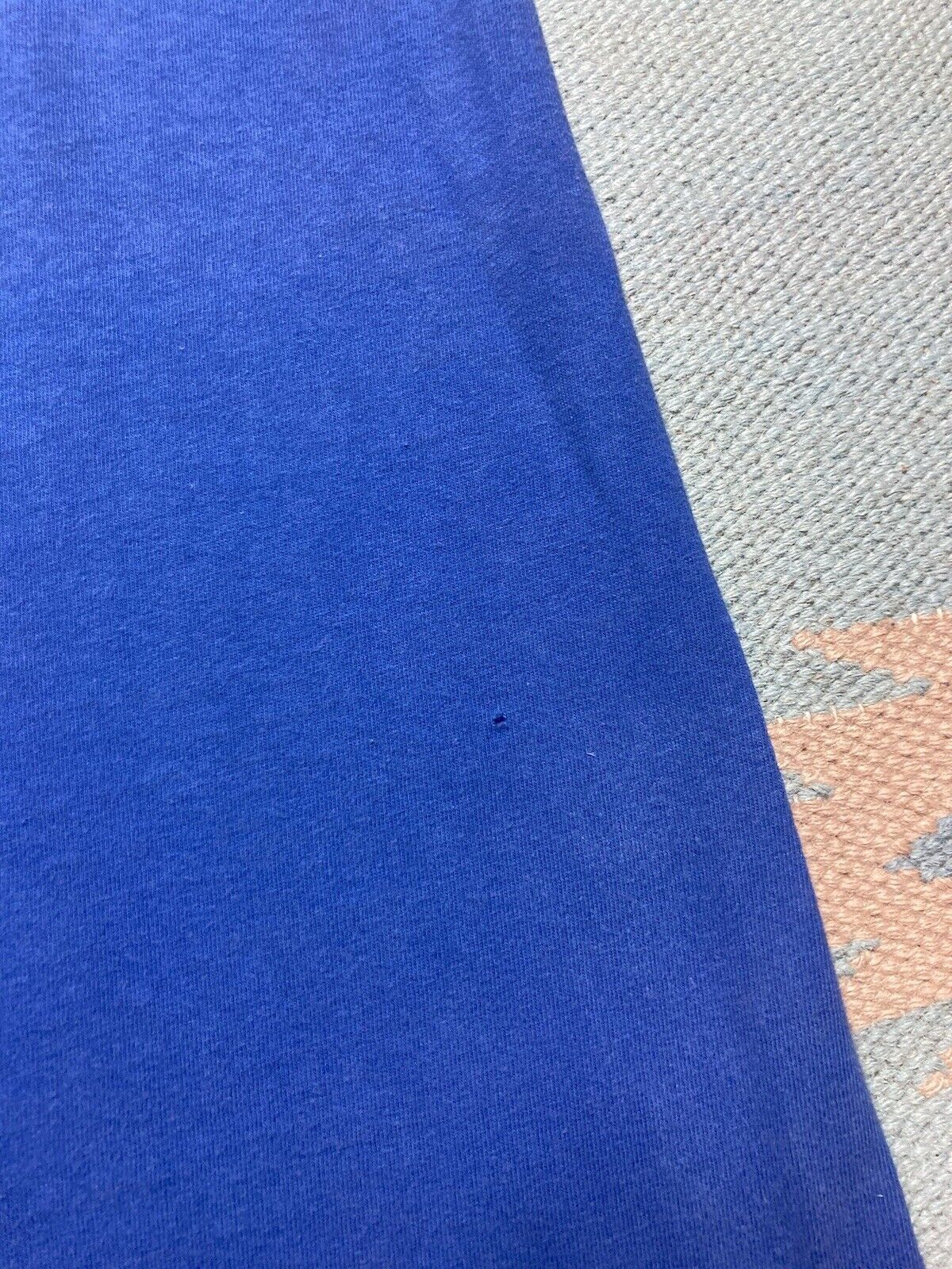 Towncraft VTG 80s pocket t shirt blank blue towncraft cotton XL tall Size US XL / EU 56 / 4 - 9 Thumbnail