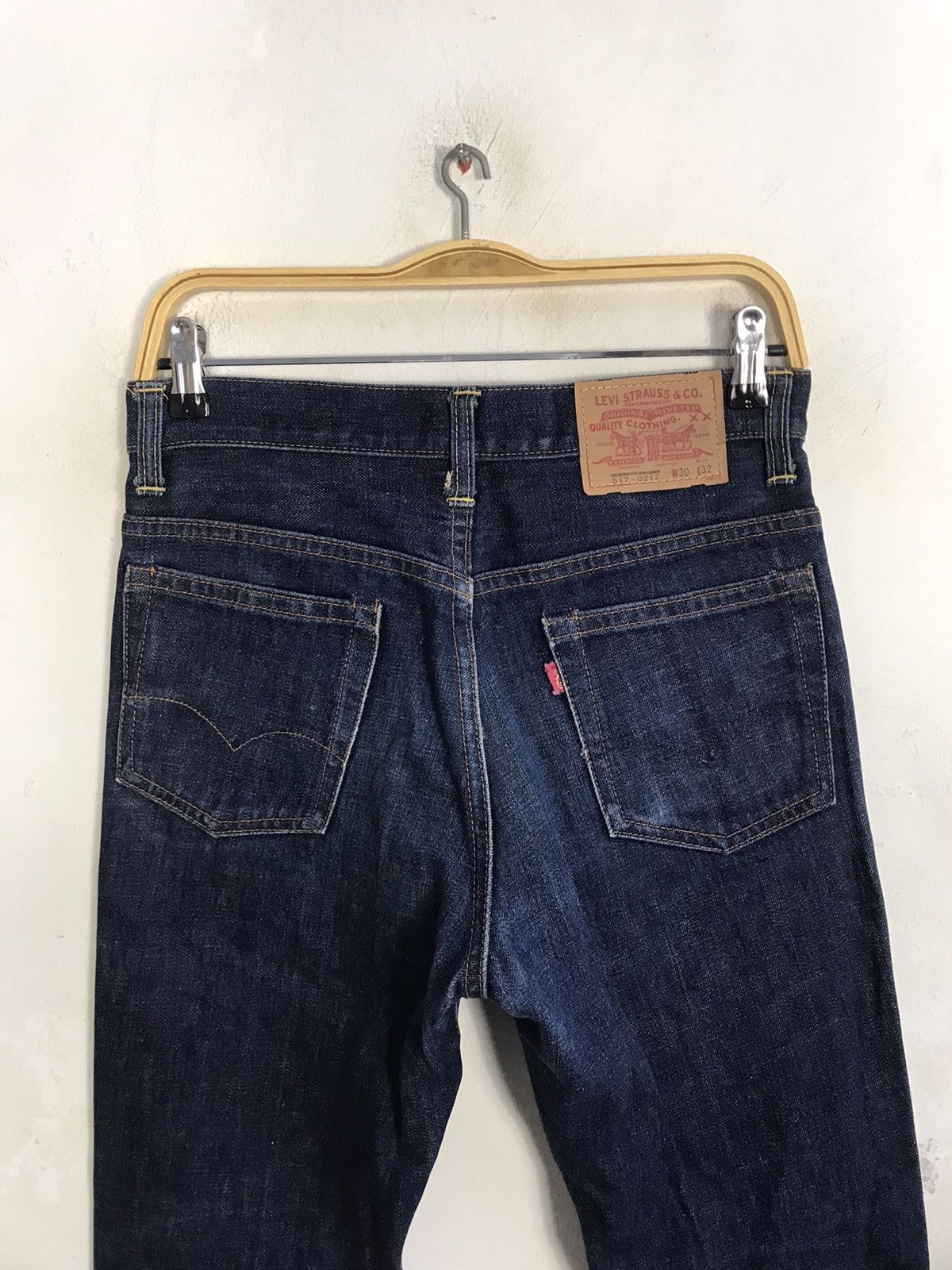 Levi's Vintage Clothing Levi's 90s Lot 517-0217 Indigo Denim Jeans Relaxed Tapered Size US 28 / EU 44 - 8 Thumbnail