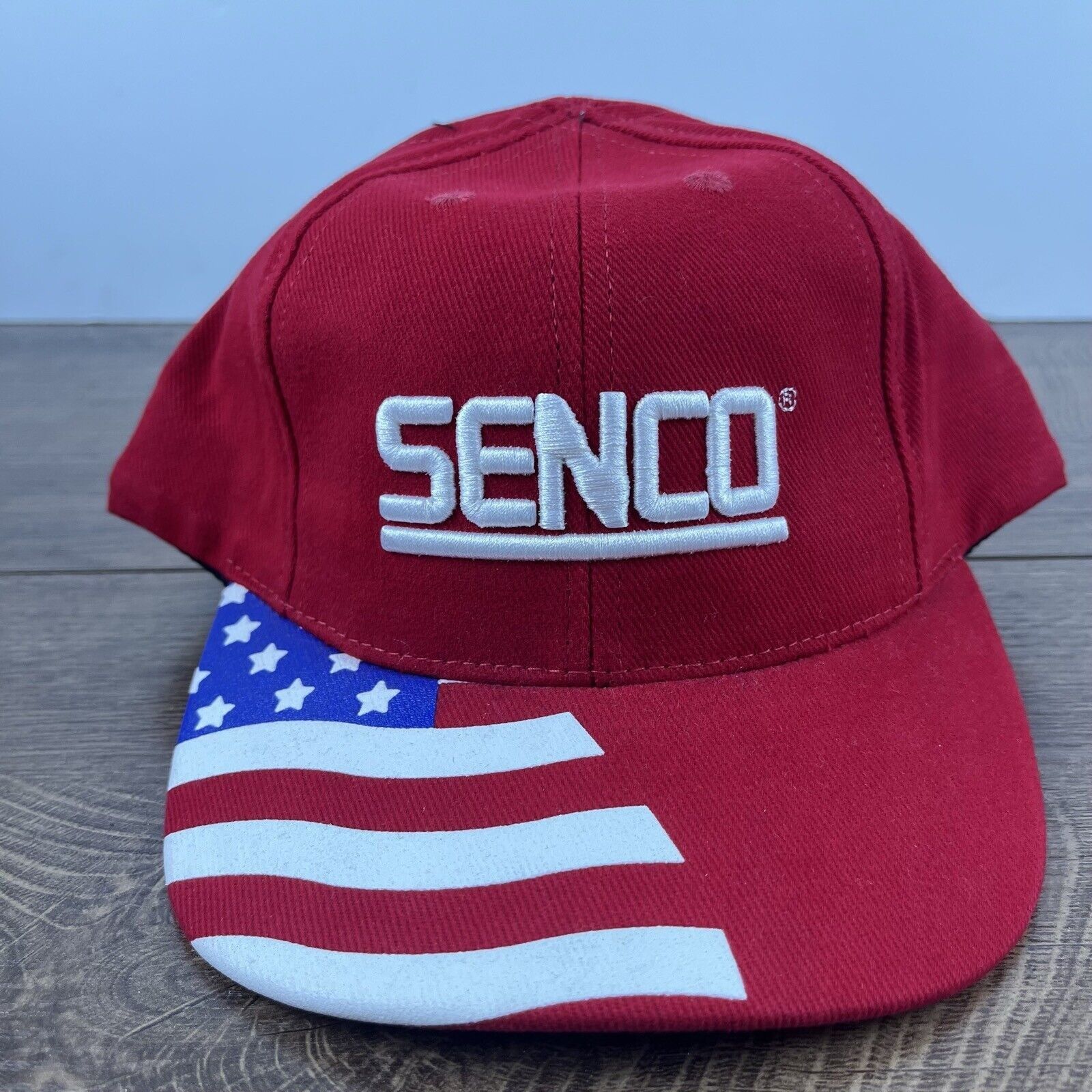 Other SENCO USA Hat Red Cap Hat Adjustable Hat Red Adult Hat Size ONE SIZE - 1 Thumbnail