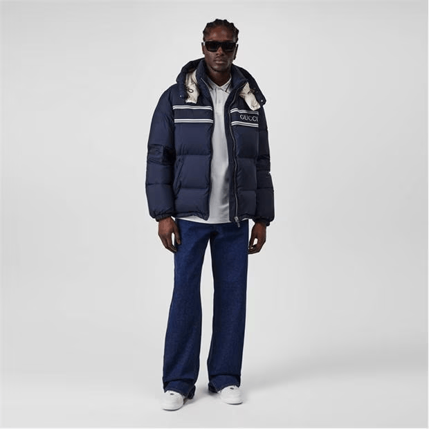 Gucci Stripe Nylon Puffer Jacket Size US XL / EU 56 / 4 - 3 Thumbnail