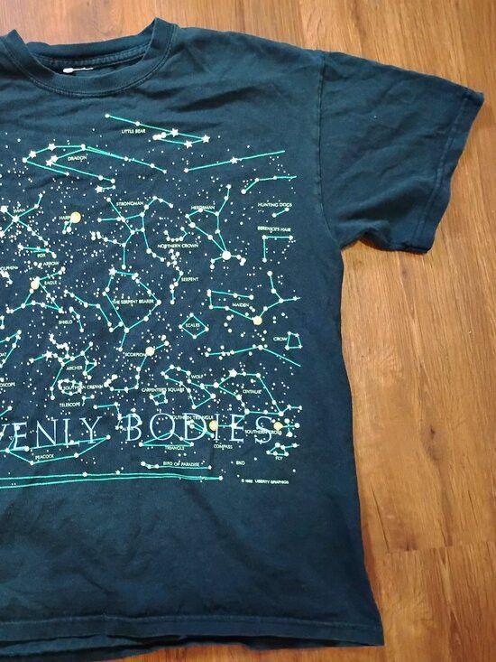 Other Vintage Heavenly Bodies Stars Constellation T-Shirt Size US M / EU 48-50 / 2 - 3 Thumbnail