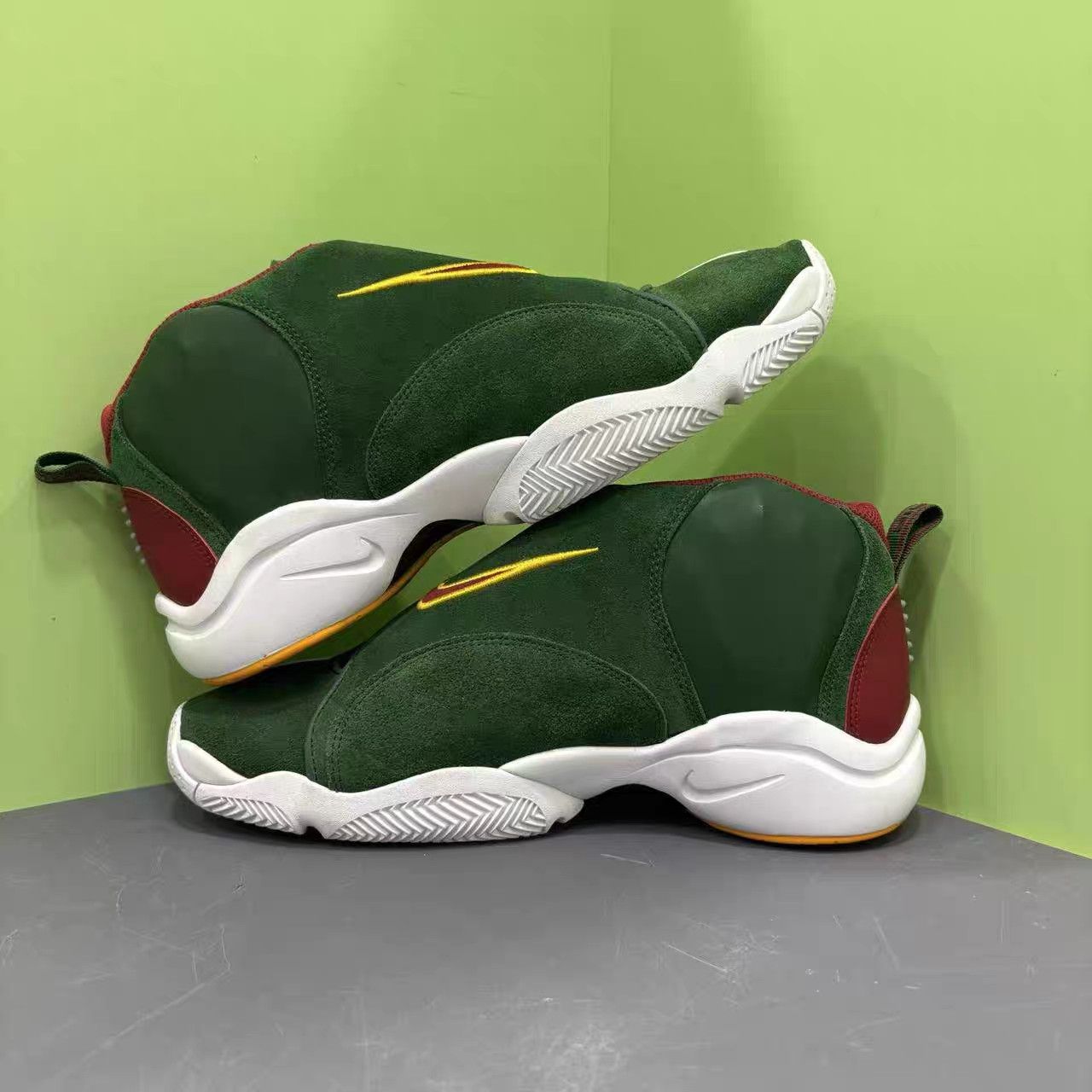 Nike Nike Air Zoom GP Gary Payton White Green K15 Size US 10 / EU 43 - 5 Thumbnail