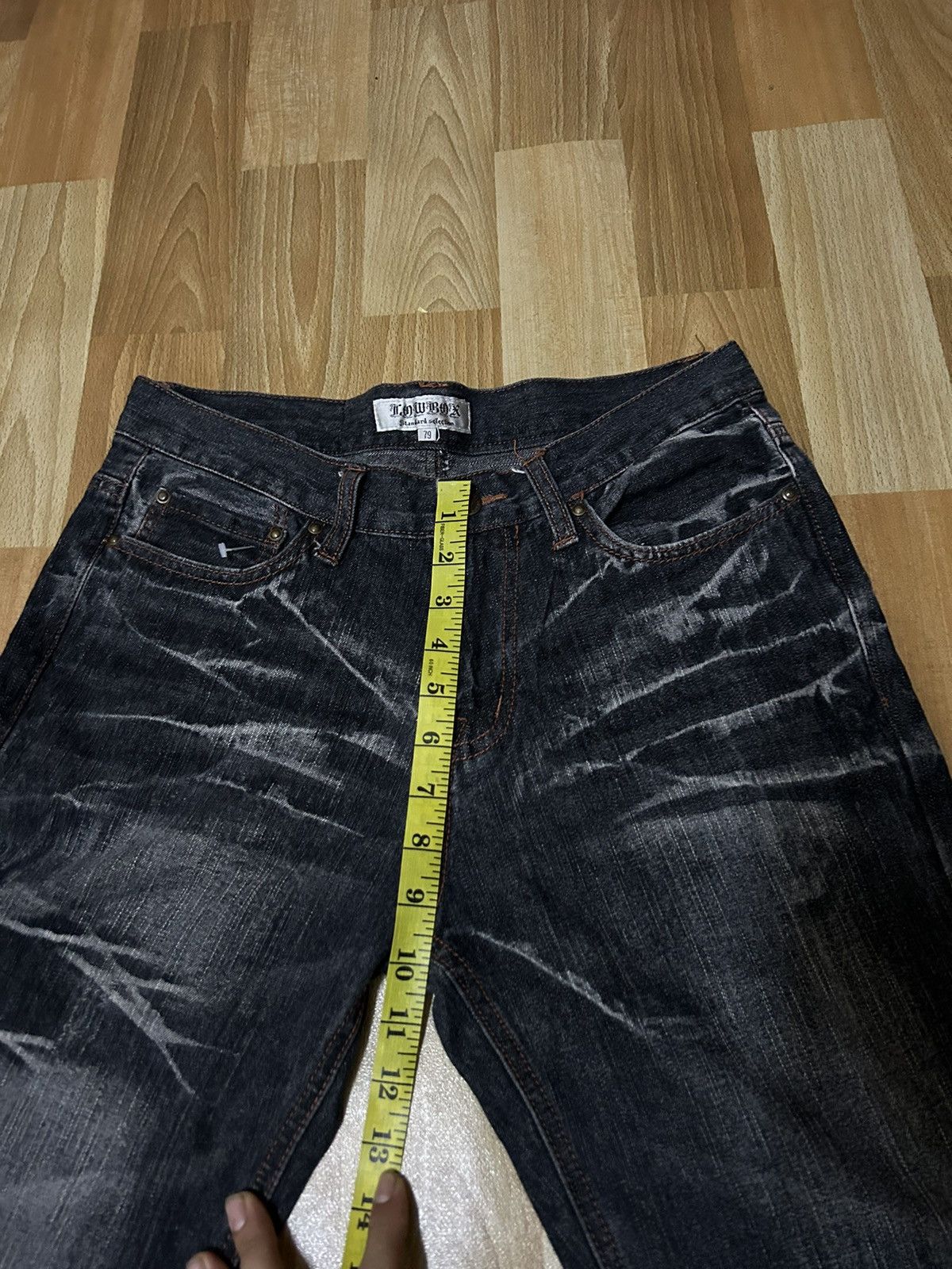 Designer × If Six Was Nine × LOWBOX 💥 RARE LOW BOX 2002 JEANS Size US 30 / EU 46 - 11 Thumbnail