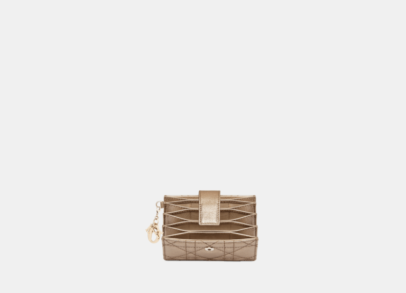 Dior o1w1db10426 S0074O Size : OS / Card Holder in Gold-Tone Size ONE SIZE - 3 Thumbnail