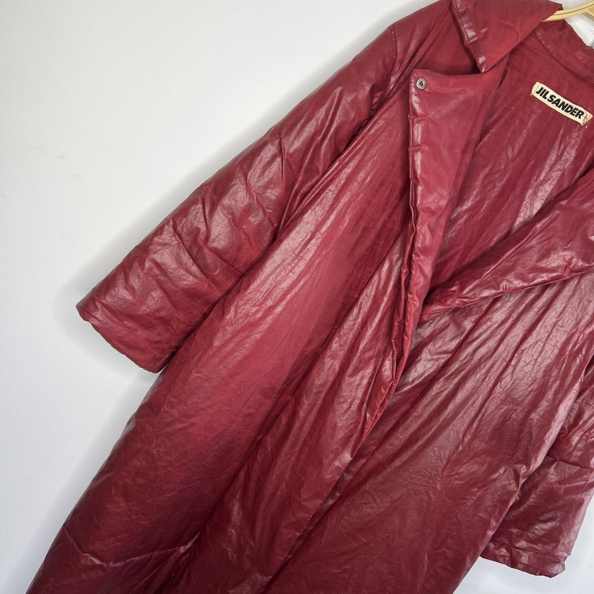 Jil Sander Vintage Jil Sander Heavy Waxed Classic Luxury Coat 90s Size M / US 6-8 / IT 42-44 - 3 Thumbnail