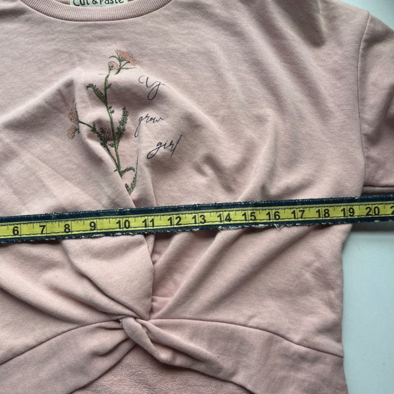 Designer Cut & Paste Pink Sweatshirt Medium Size M / US 6-8 / IT 42-44 - 4 Thumbnail