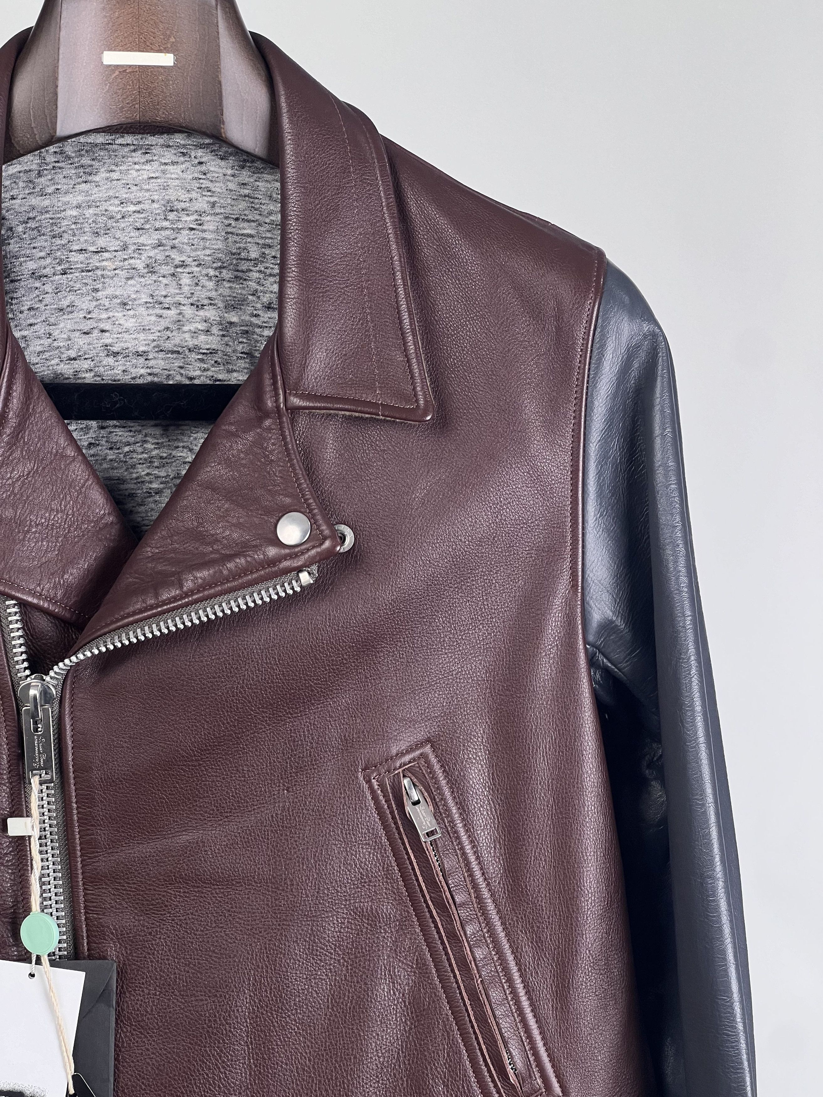 Undercover Brand New J4206-1 Bordeaux Leather Jacket FW2012*RARE Size US L / EU 52-54 / 3 - 2 Thumbnail