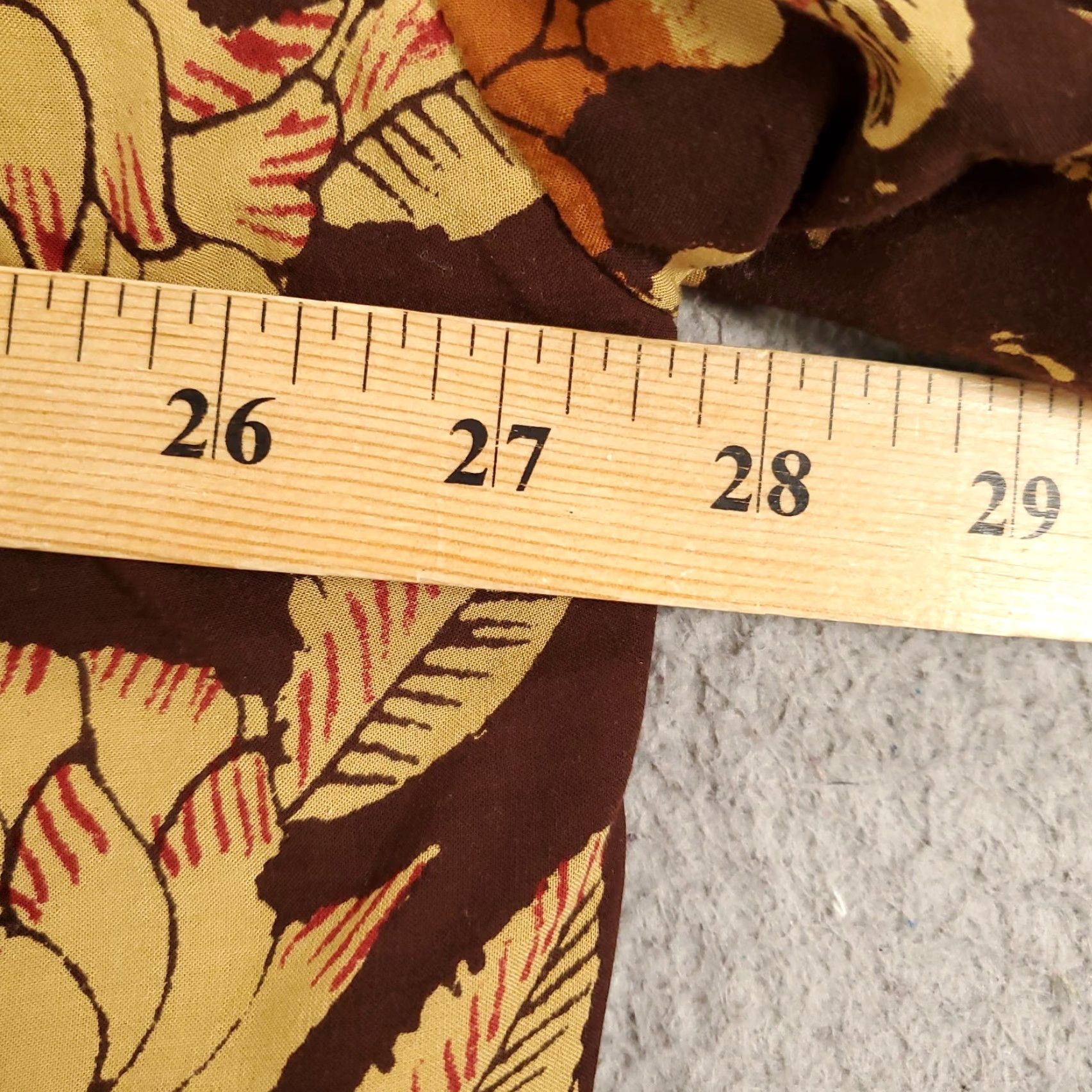 Soft Surroundings Soft Surroundings Cardigan Adult 1X Brown Floral Open Front Lightweight Flowy Bohemian Womens Size XL / US 12-14 / IT 48-50 - 4 Thumbnail