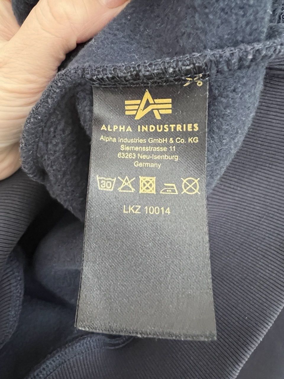 Alpha Industries Alpha Industries NASA sweatshirt with logo men's size S Size US S / EU 44-46 / 1 - 7 Thumbnail