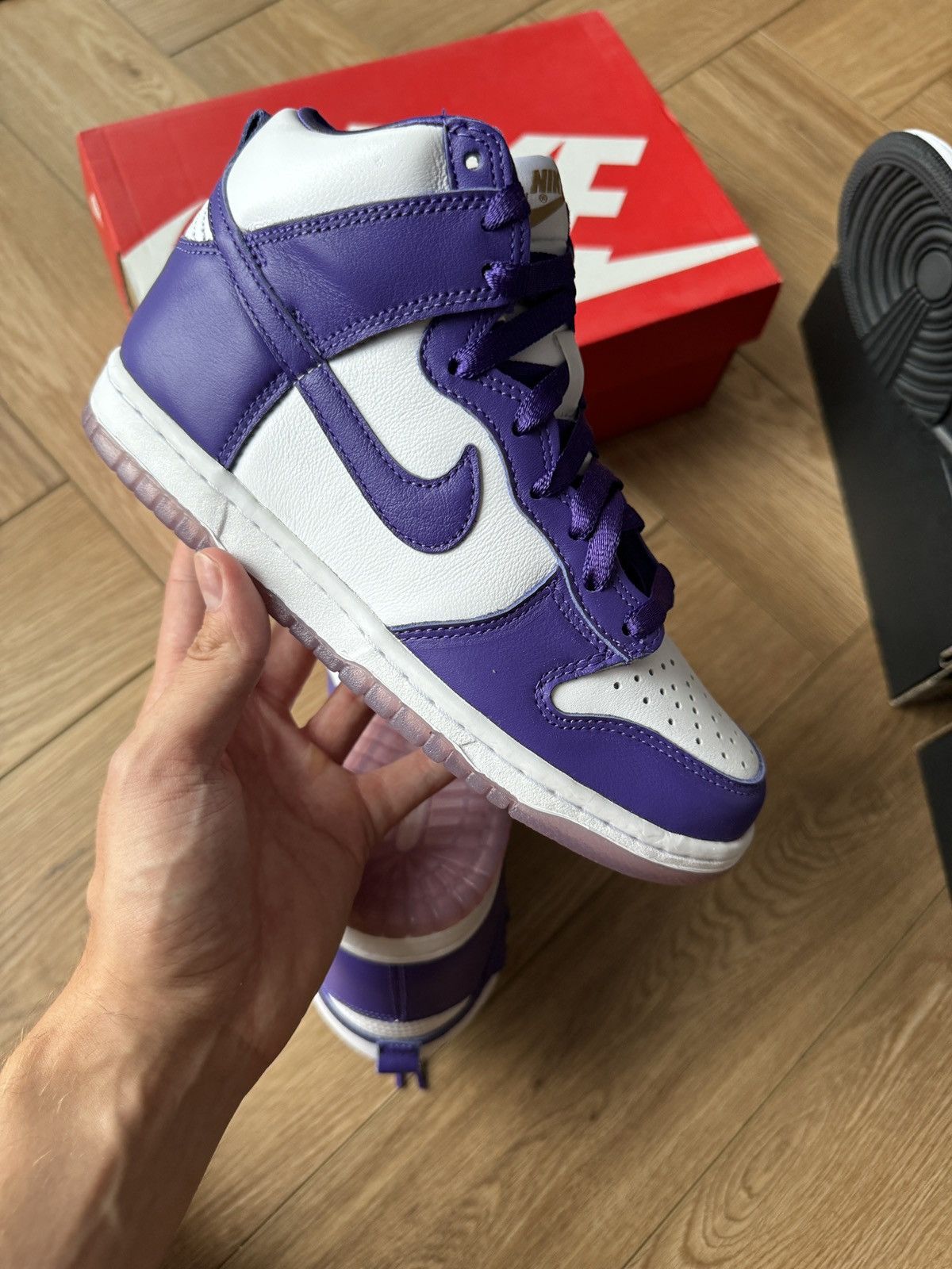 Nike Nike Dunk High 'Varsity Purple' Size US 6.5 / IT 36.5 - 3 Thumbnail