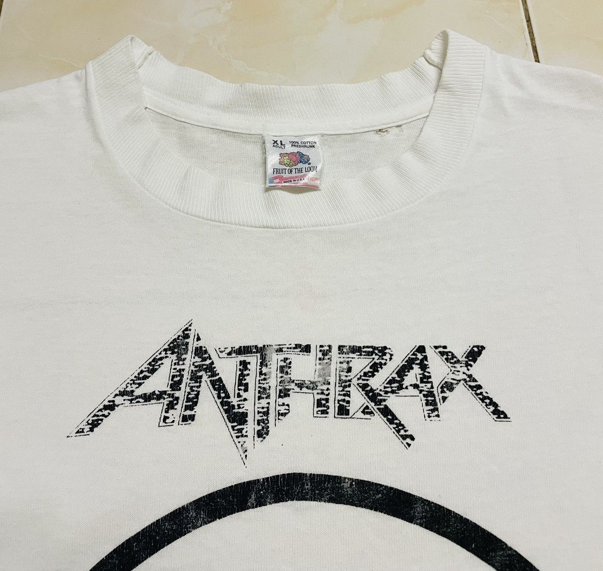 Band Tees VINTAGE ANTHRAX sound of white Noise 90s SHIRTS Size US XL / EU 56 / 4 - 8 Thumbnail