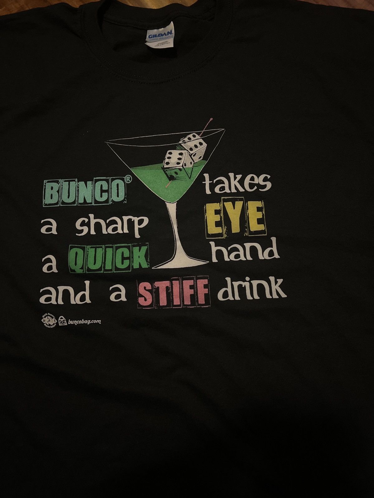 Vintage Vintage Gambling martini Tee Size US XL / EU 56 / 4 - 2 Thumbnail