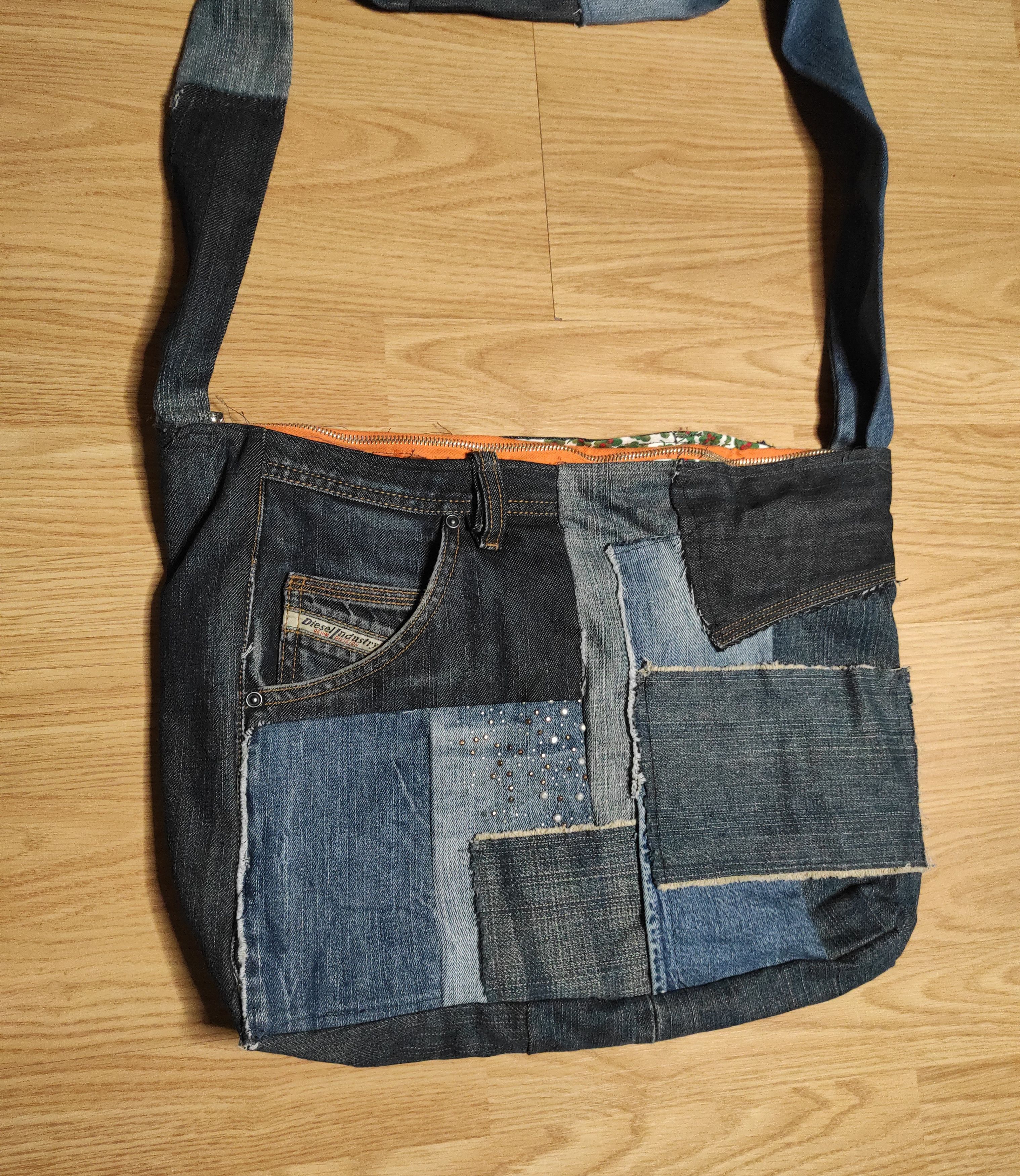 Handmade **Handmade Shoulder Bag made from Denim Pants** Size ONE SIZE - 3 Thumbnail