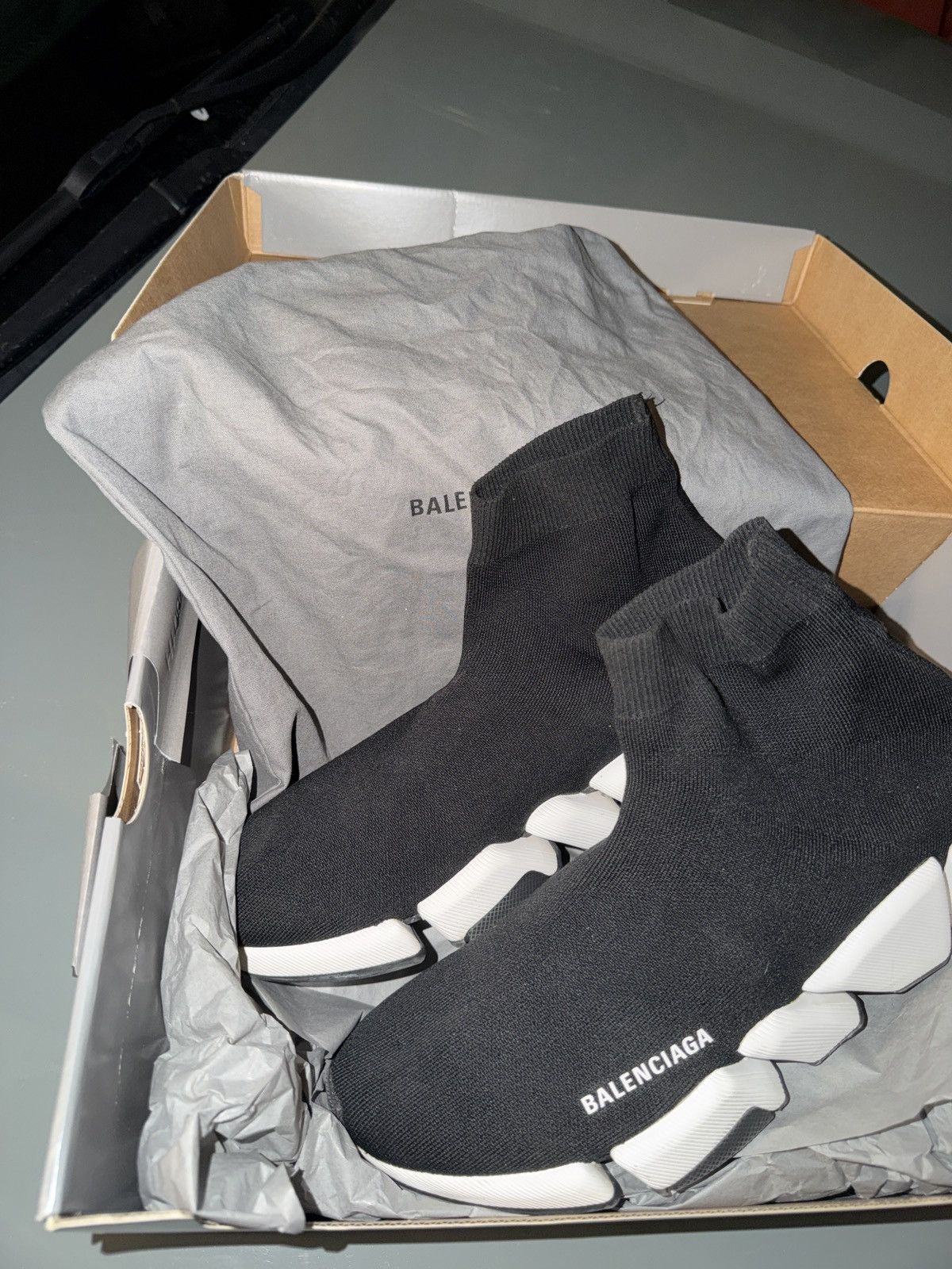 Balenciaga Balenciaga Speed 2.0 LT black / white Size US 10.5 / EU 43-44 - 6 Thumbnail