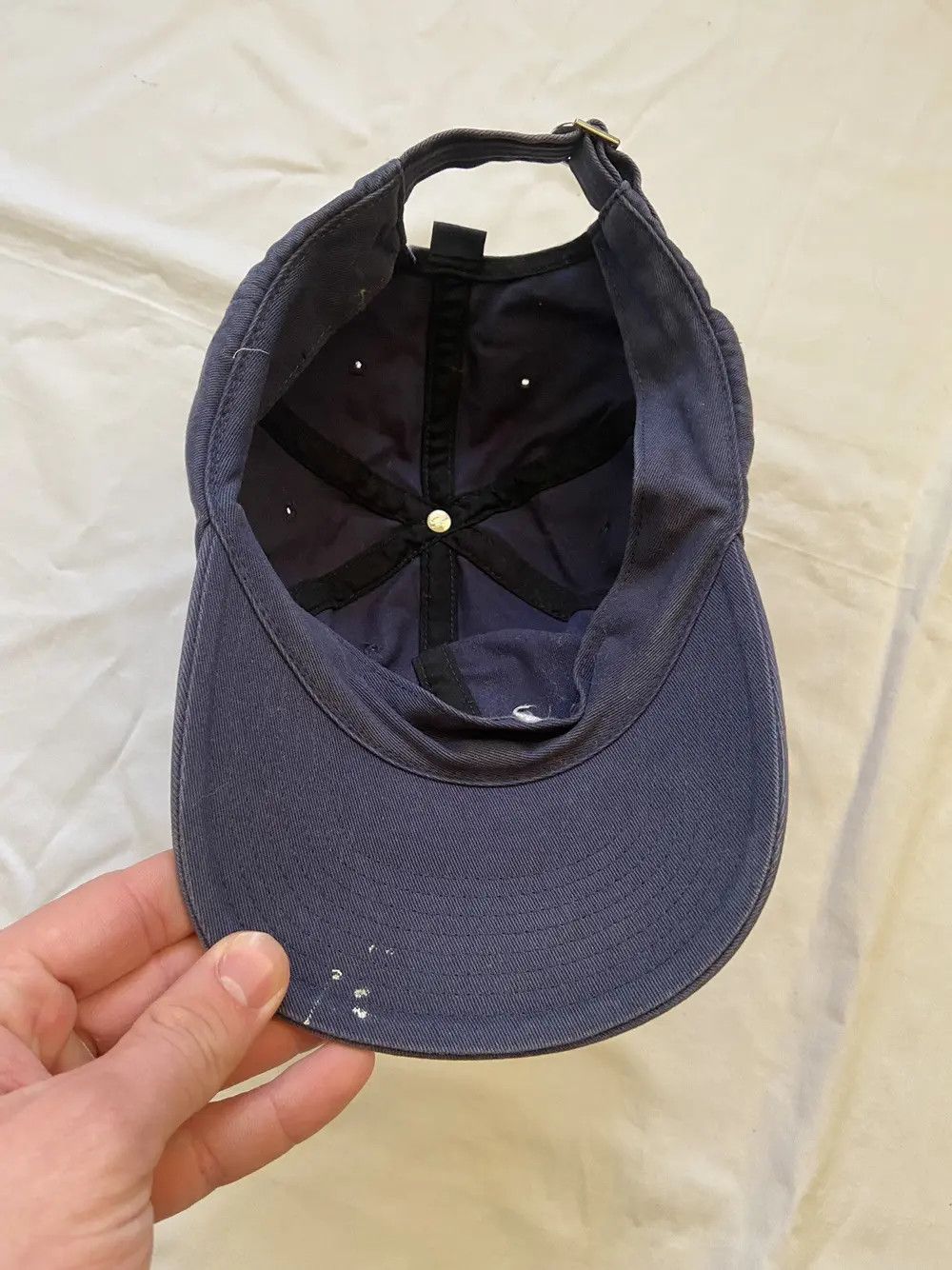 Nike 🦍VINTAGE 90s Y2K DISTRESSED NIKE DRILL FADED CAP HAT SWOOSH Size ONE SIZE - 12 Thumbnail