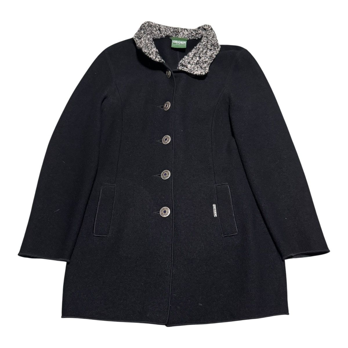 Other Geiger Austria Made Wool Button Front Coat Women's 38 (M) Size M / US 6-8 / IT 42-44 - 1 Thumbnail