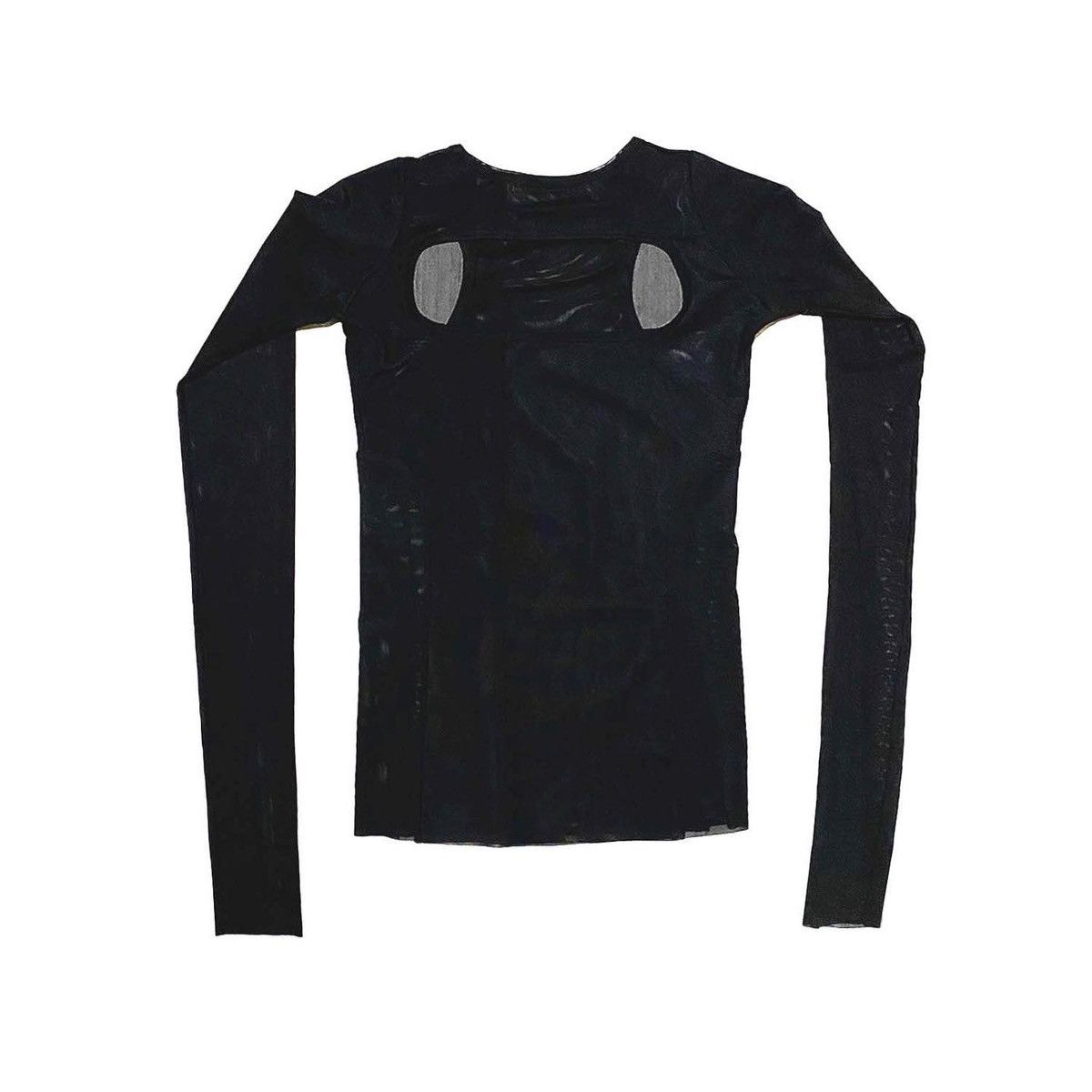 Rick Owens Dreamhouse Window Mesh Longsleeve Tee - Small Black Size US S / EU 44-46 / 1 - 6 Thumbnail
