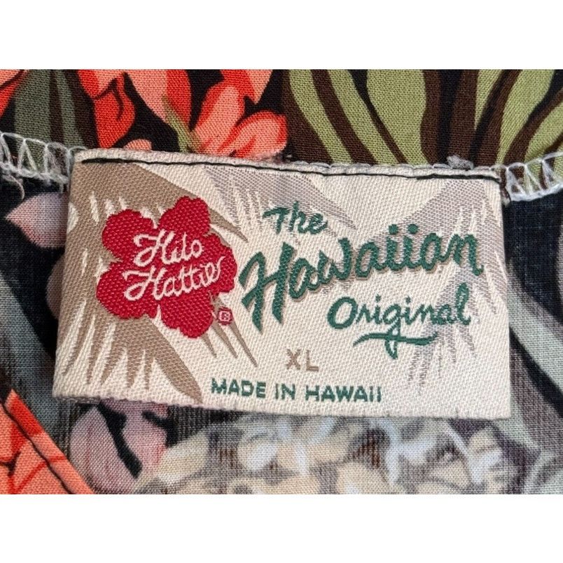 Hilo Hattie Hilo Hattie Shirt Women X Large Black Hawaiian Pineapple Size XL / US 12-14 / IT 48-50 - 4 Thumbnail