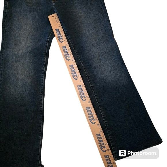 Mavi Mavi‎ Gold Molly Jeans Womens 32 x 32 Dark Rinse Flare Leg N Size 32" / US 10 / IT 46 - 10 Thumbnail