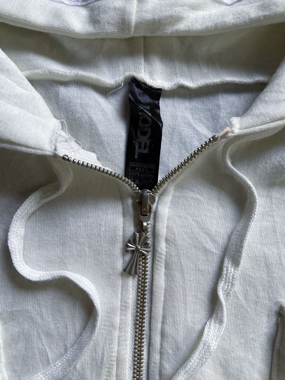 14th Addiction JAPANESE BONDAGE STYLE ZIP HOODIE Size US L / EU 52-54 / 3 - 8 Thumbnail