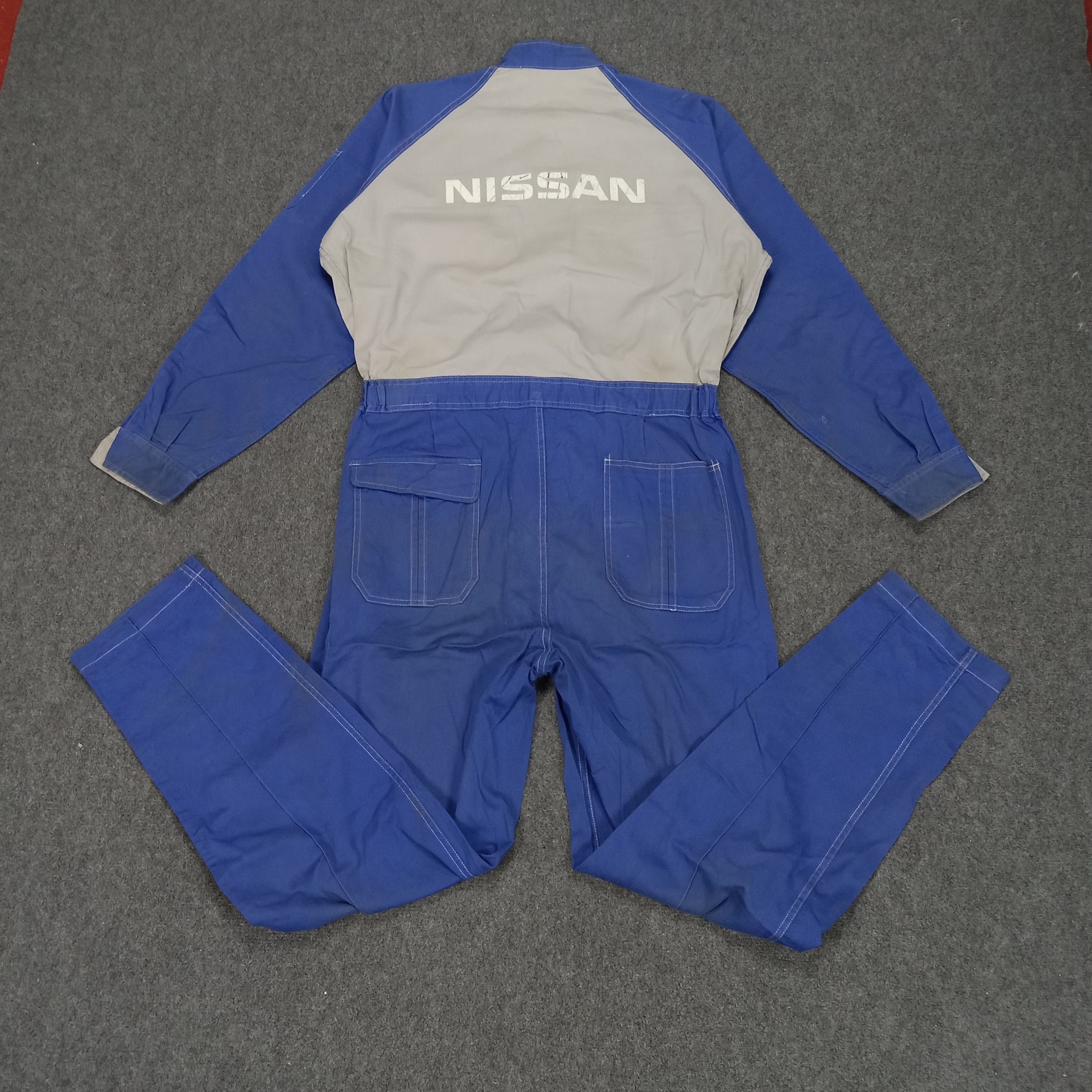 Japanese Brand × Vintage Nissan Japanese Racing Team Uniform Coverall Jacket Size US L / EU 52-54 / 3 - 1 Thumbnail
