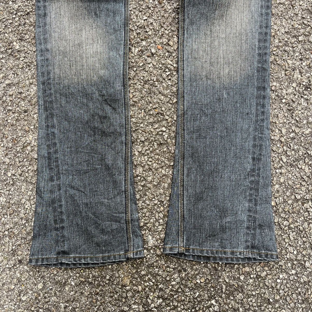 Hysteric Glamour FLARE JEANS NICOLE CLUB FOR MEN CLAWMARK BOOT CUT LOW RISE Size US 30 / EU 46 - 3 Thumbnail