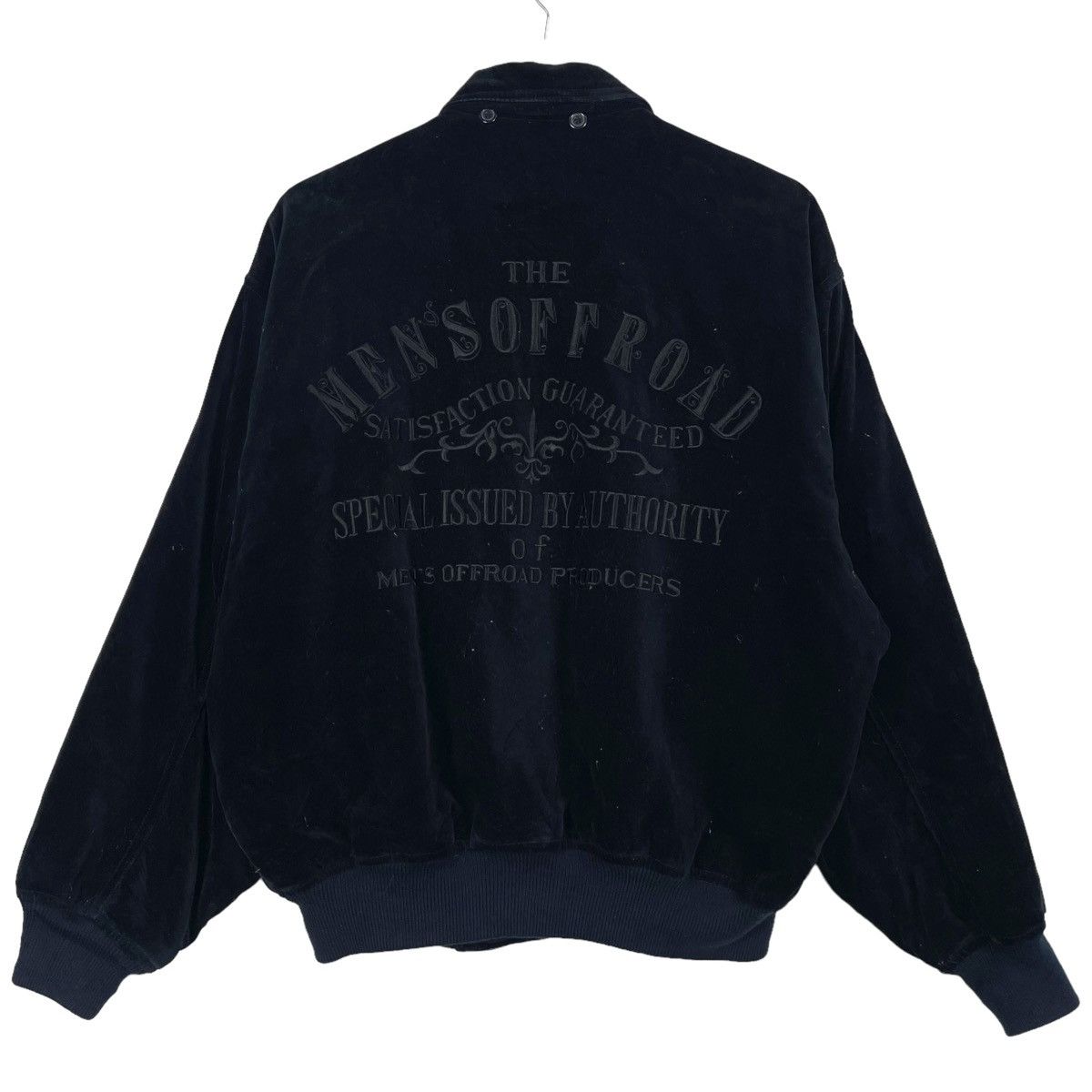 Japanese Brand × Vintage 💥JAPAN MEN OFFROAD VELVET RIOT BOMBER JACKET Size US L / EU 52-54 / 3 - 9 Thumbnail