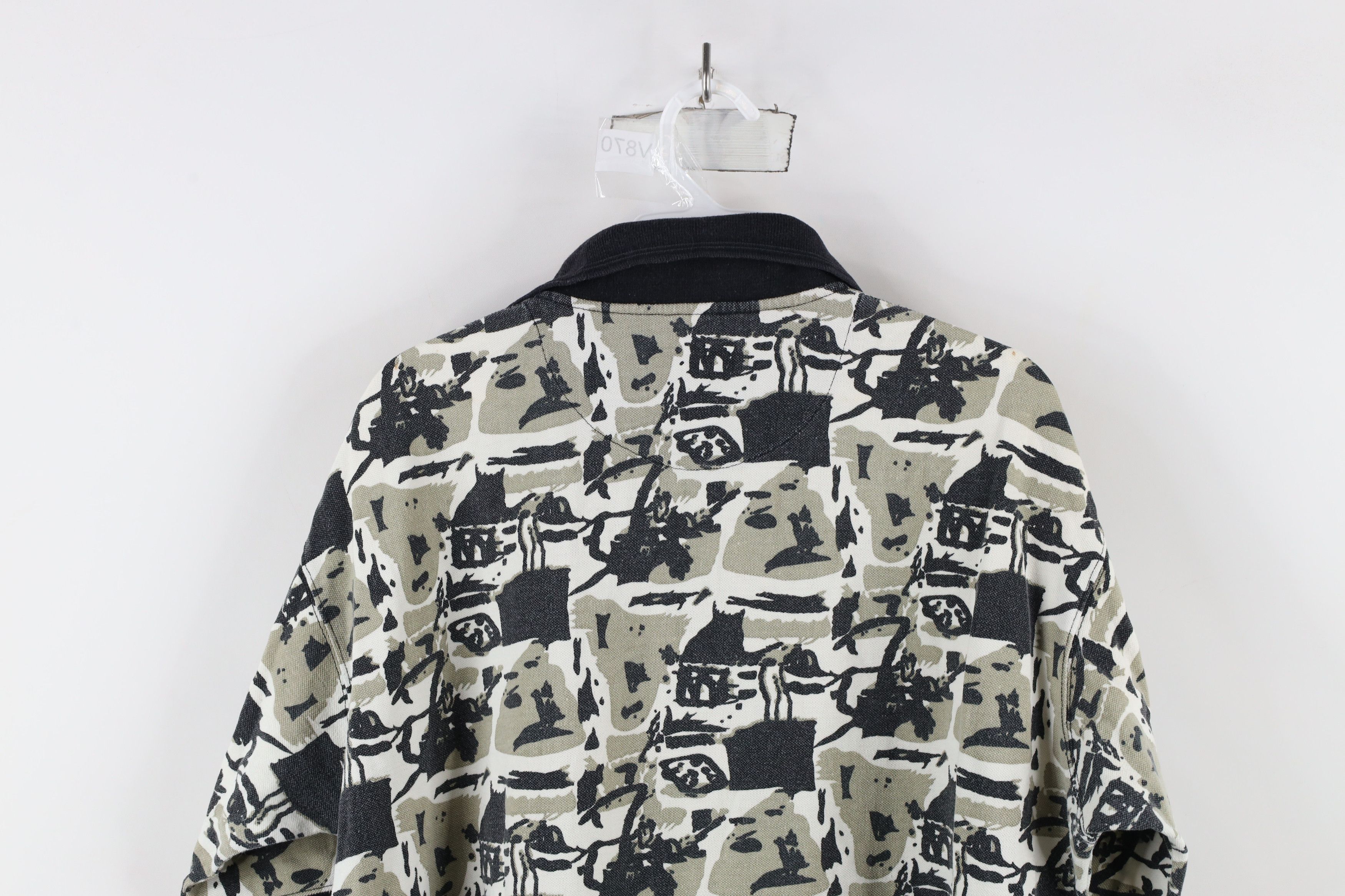Vintage Vintage 90s Streetwear Abstract Short Sleeve Golf Polo Shirt Size US L / EU 52-54 / 3 - 7 Thumbnail