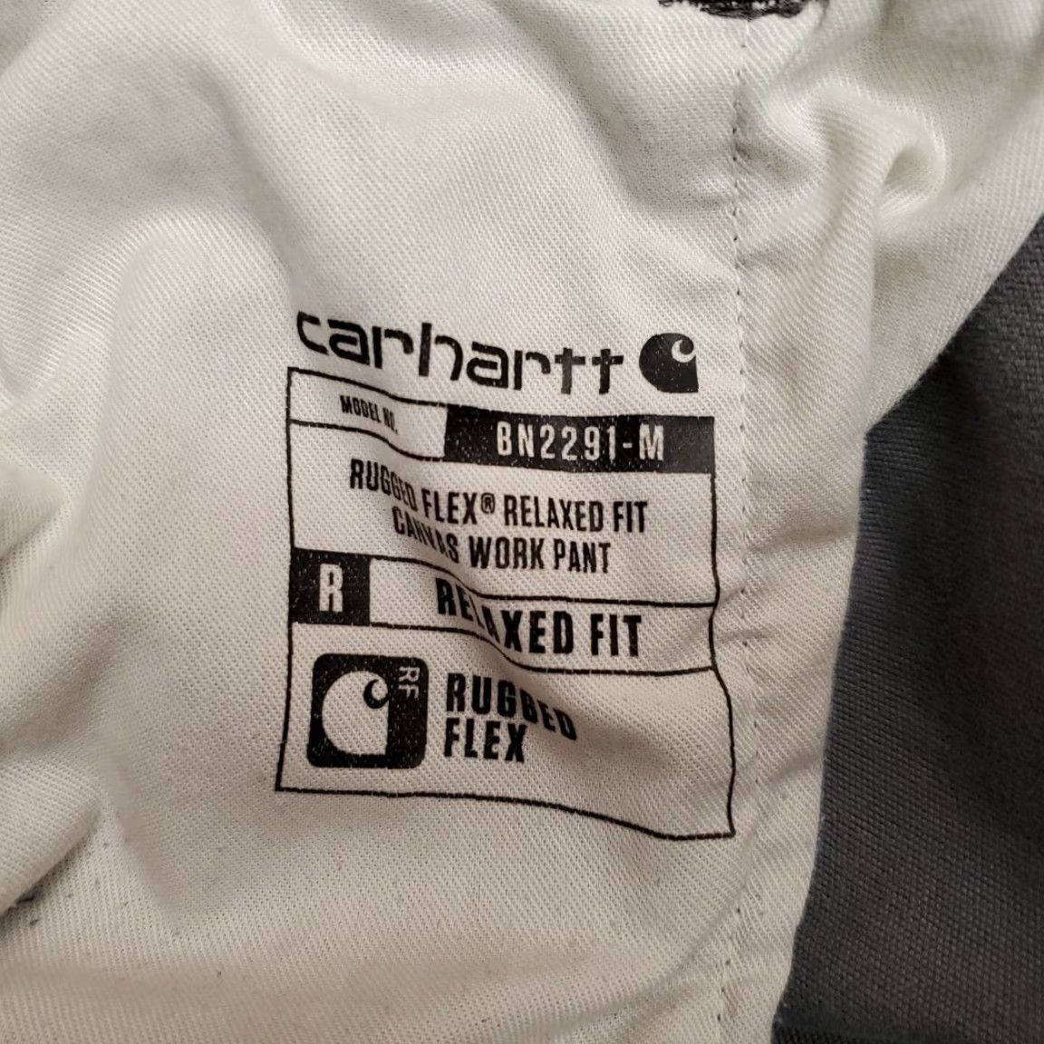 Carhartt VINTAGE Carhartt Pants Mens 36x32 Gray Canvas Relaxed Cargo Rugged Flex Workwear BN2291 Size US 36 / EU 52 - 5 Thumbnail