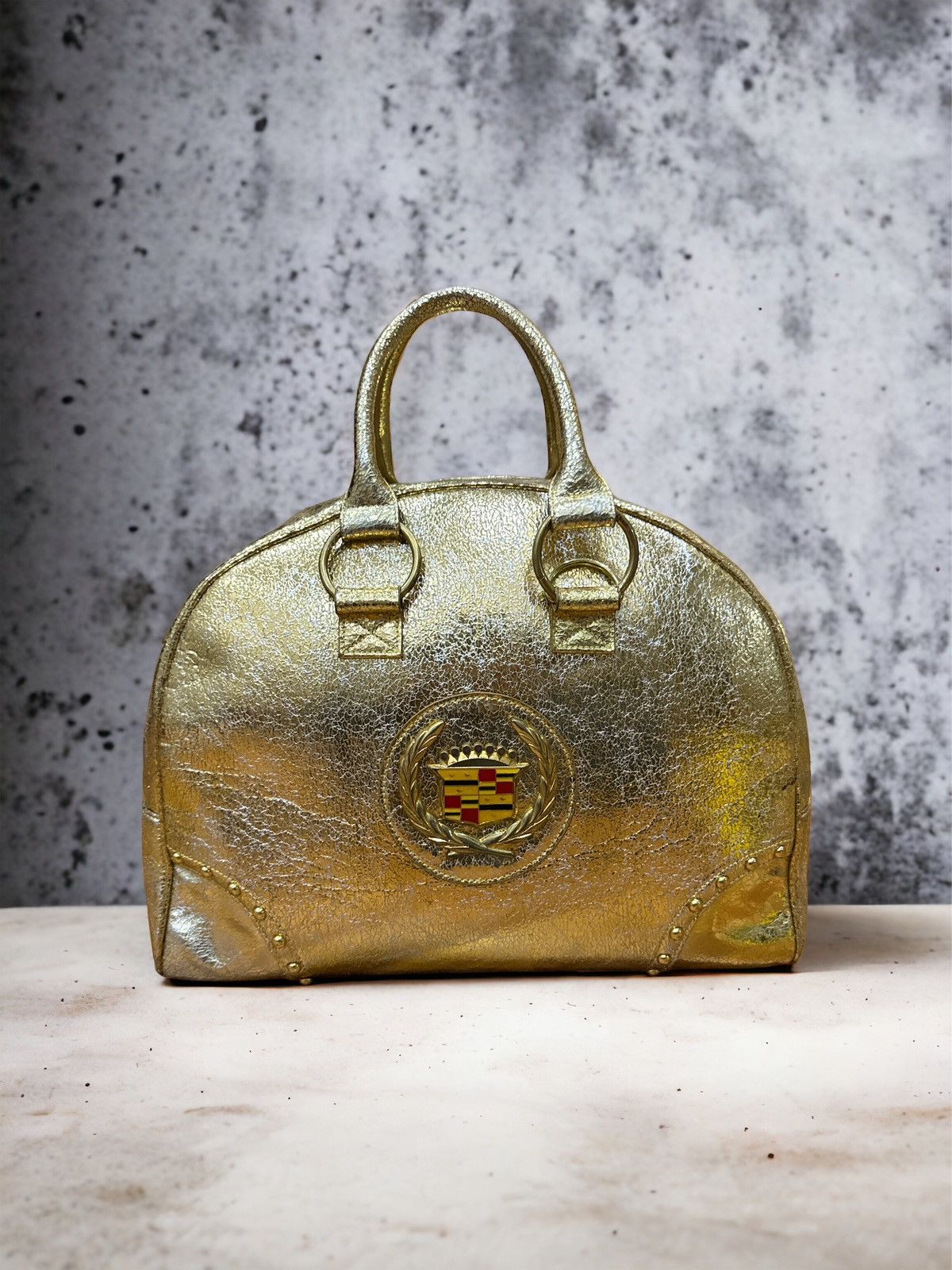 Cadillac VINTAGE FLAKES CRISP GOLD CADILLAC DUFFLE BAG Size ONE SIZE - 1 Thumbnail