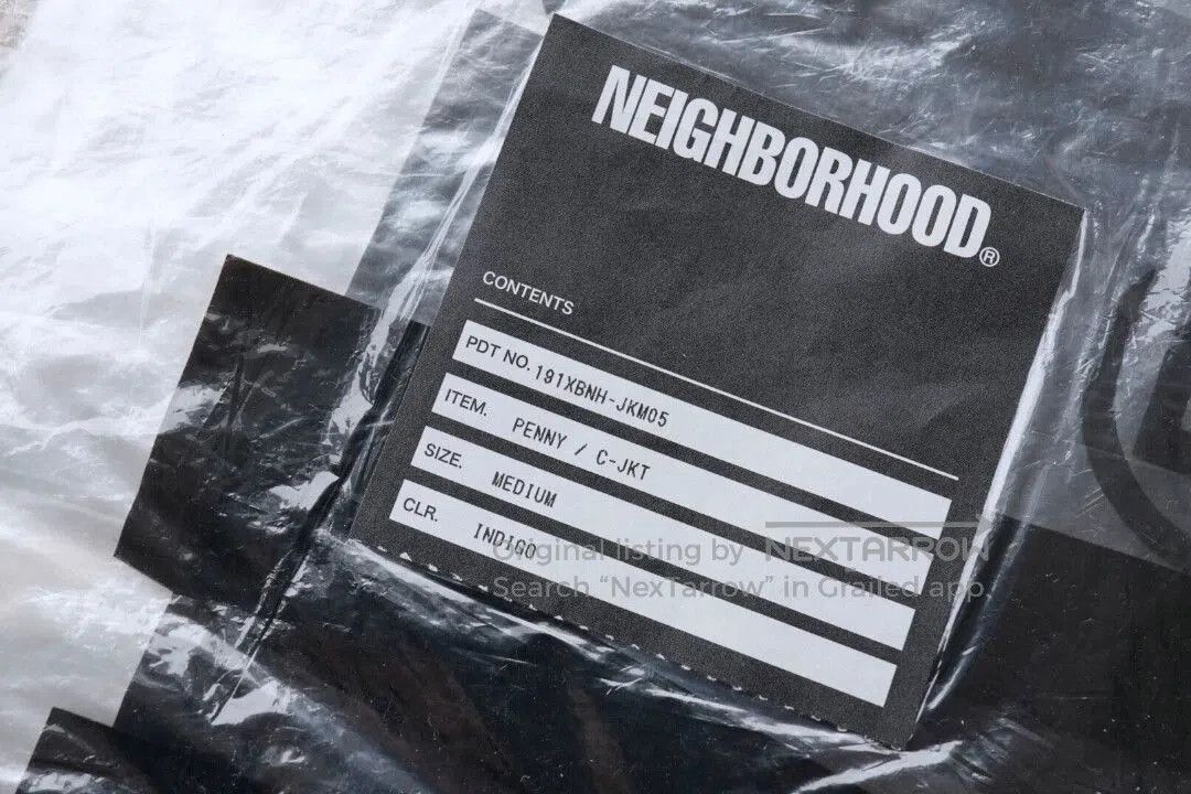 Neighborhood Blue Denim Jacket with Button Front - Size M. Size US M / EU 48-50 / 2 - 7 Thumbnail